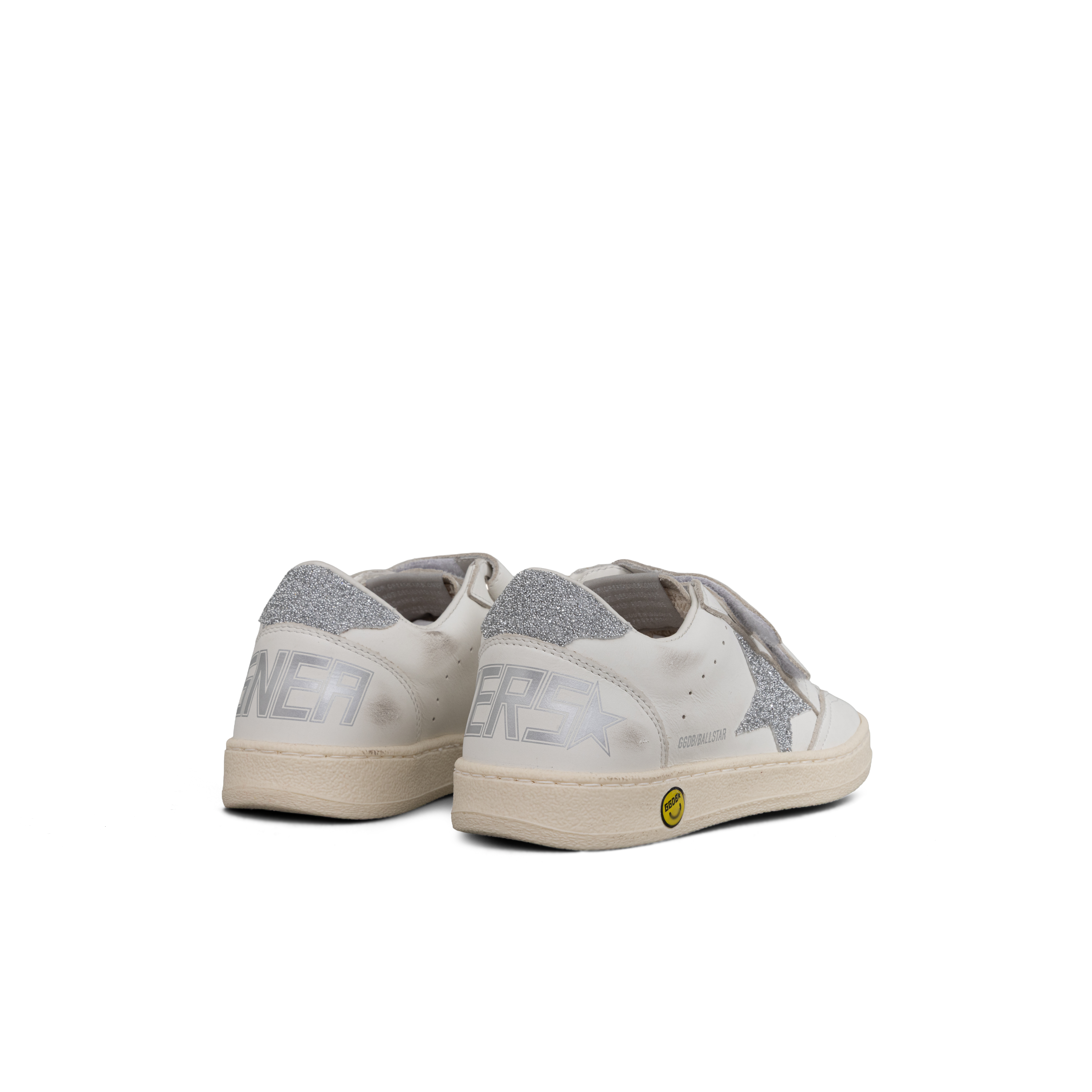 Sneakers Gris Golden Goose Velcro Super-Star Glitter Star