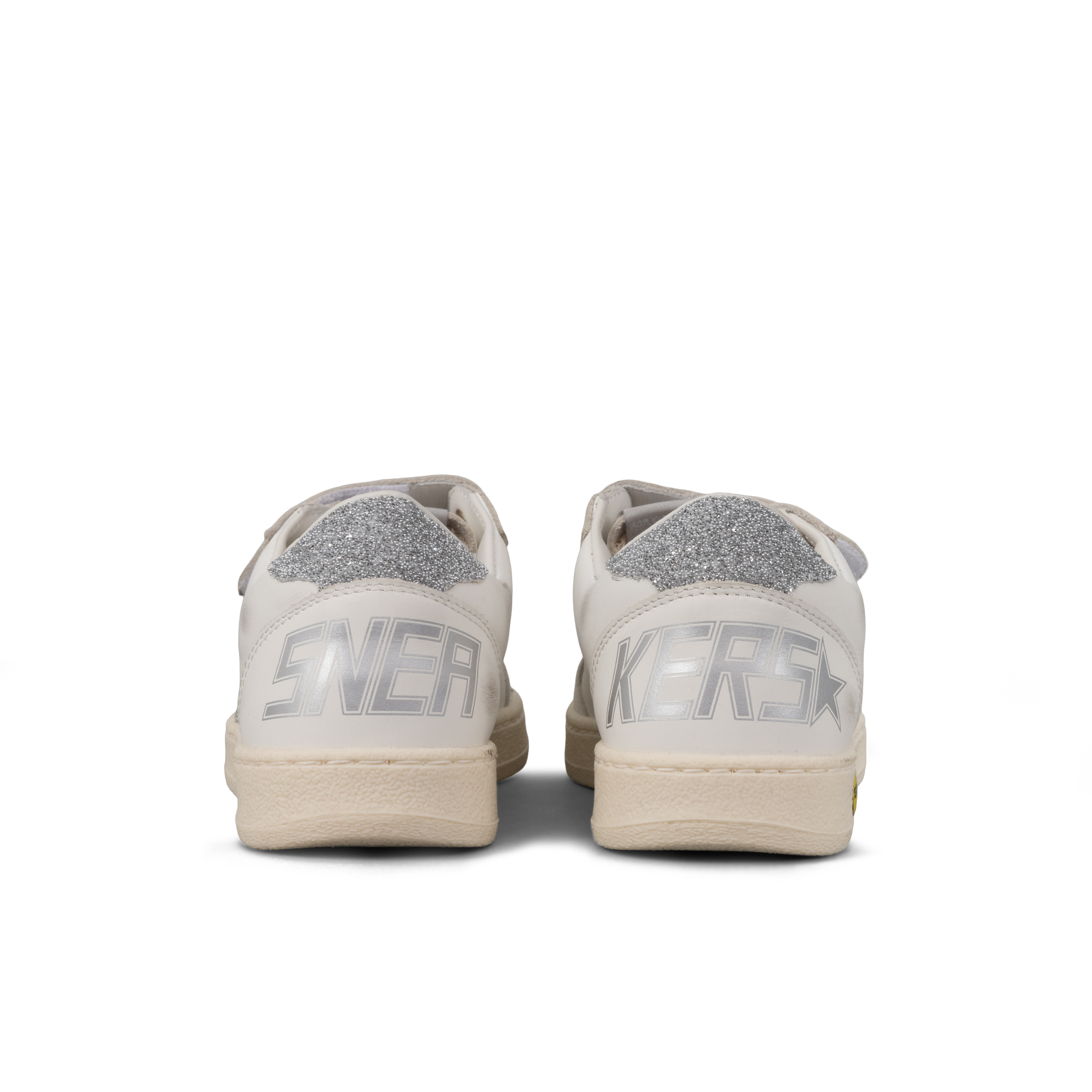 Sneakers Gris Golden Goose Velcro Super-Star Glitter Star