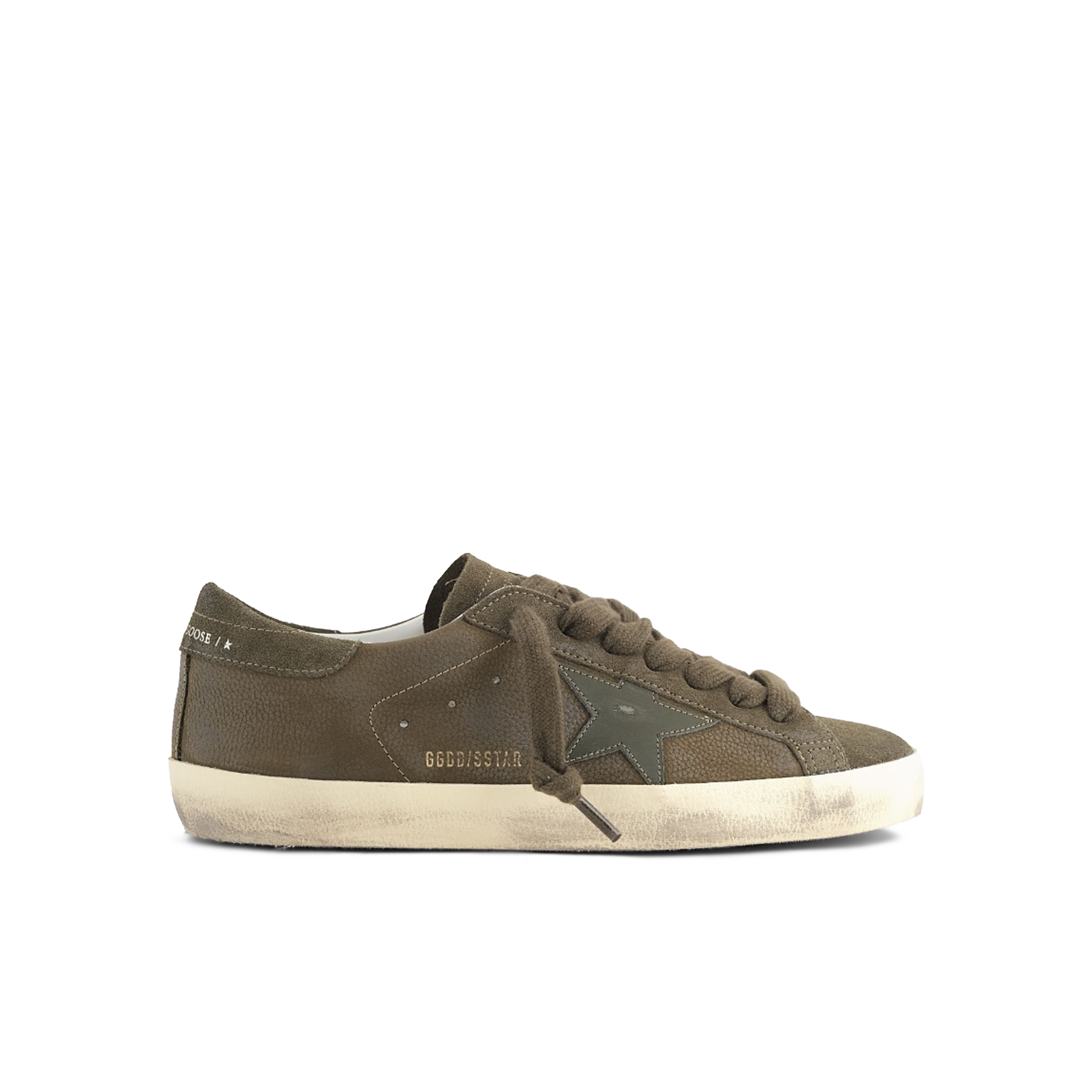 Sneakers Verdes Golden Goose Super-Star Leather