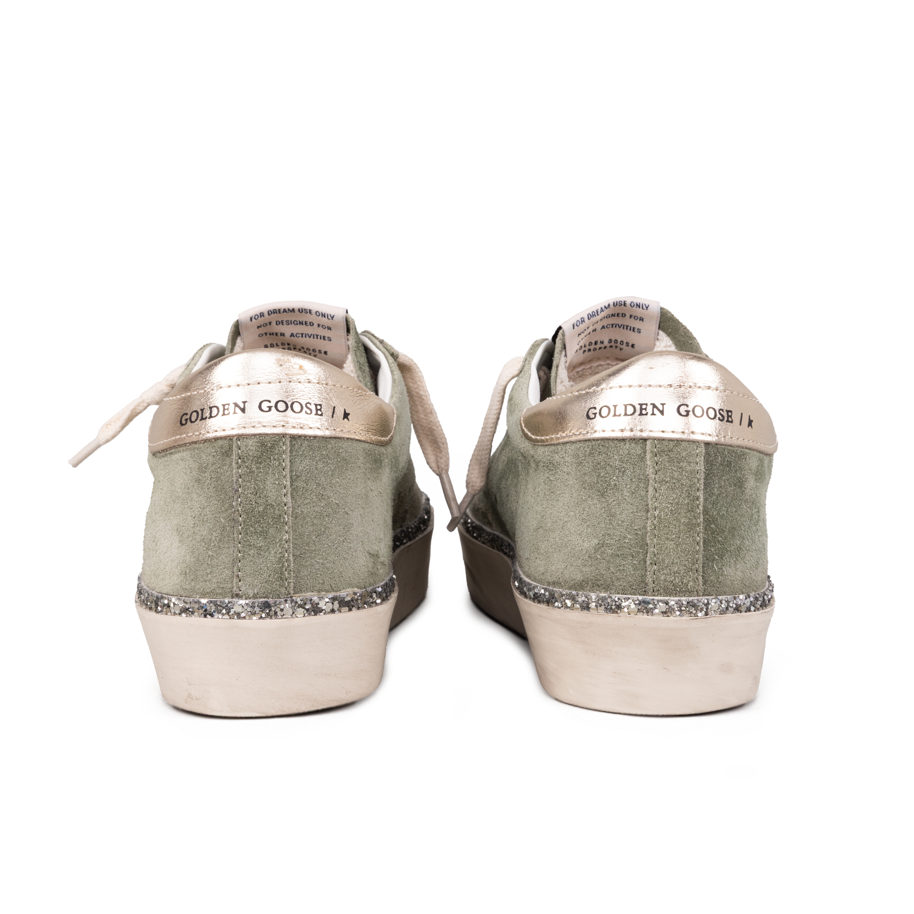 Sneakers Verdes Golden Goose Hi Star Glitter