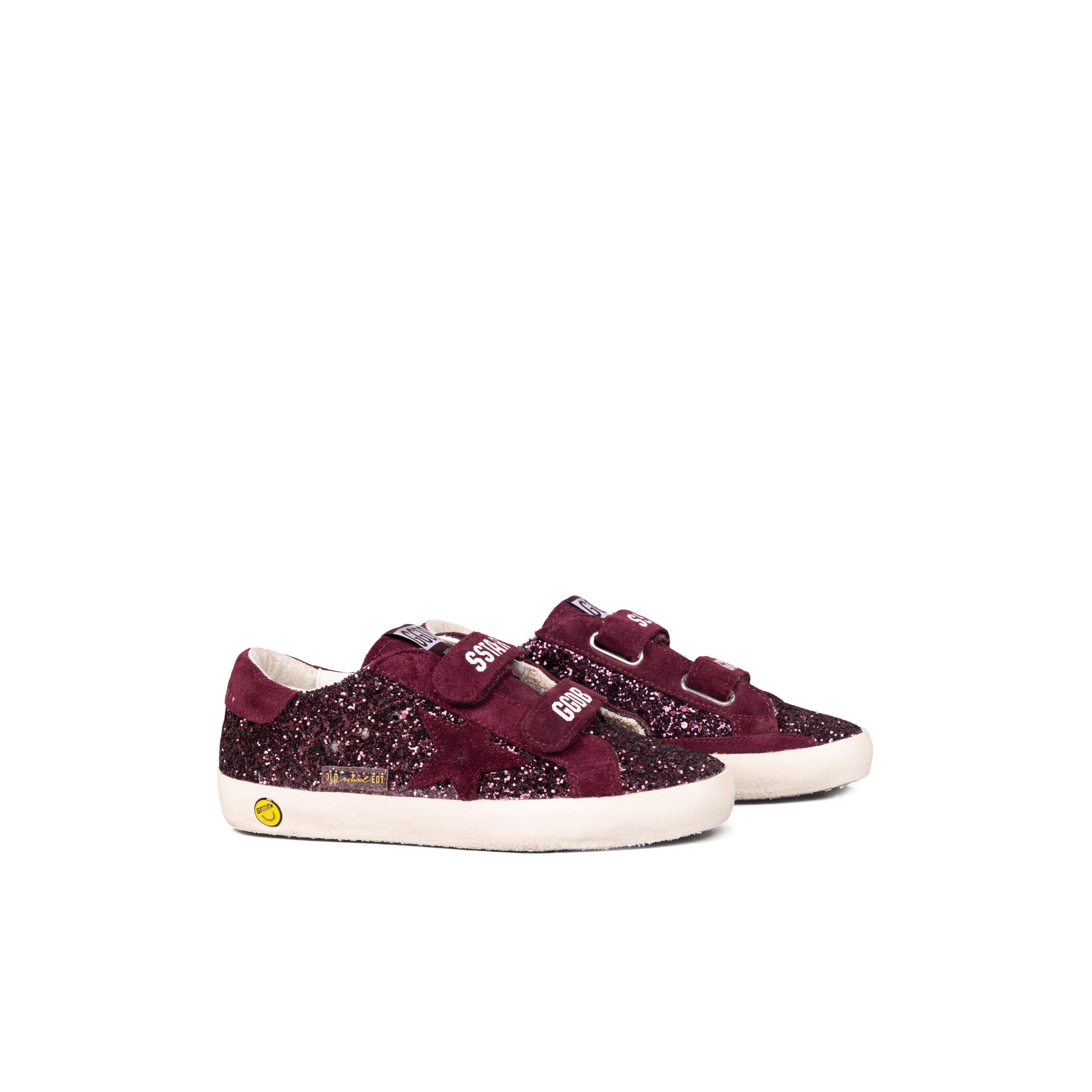 Sneakers Bordeaux Golden Goose Velcro Super-Star