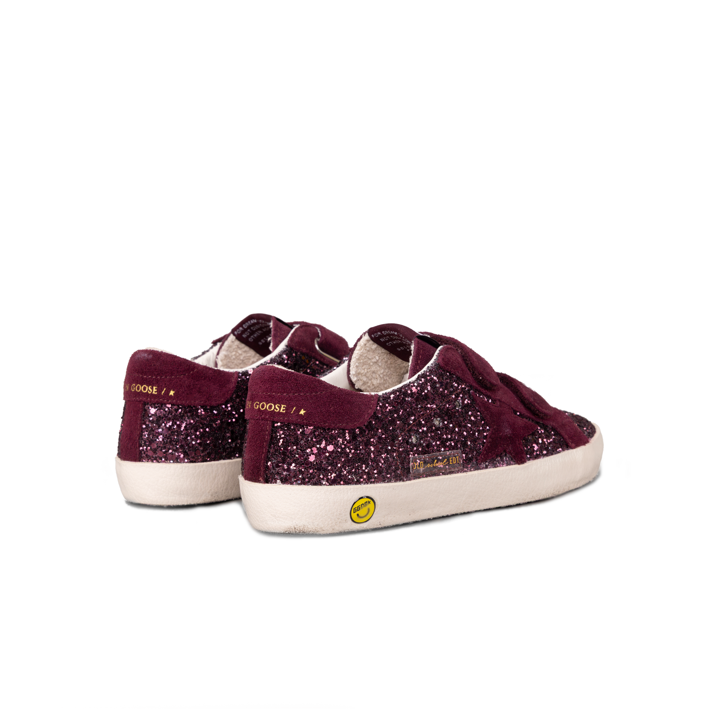 Sneakers Bordeaux Golden Goose Velcro Super-Star