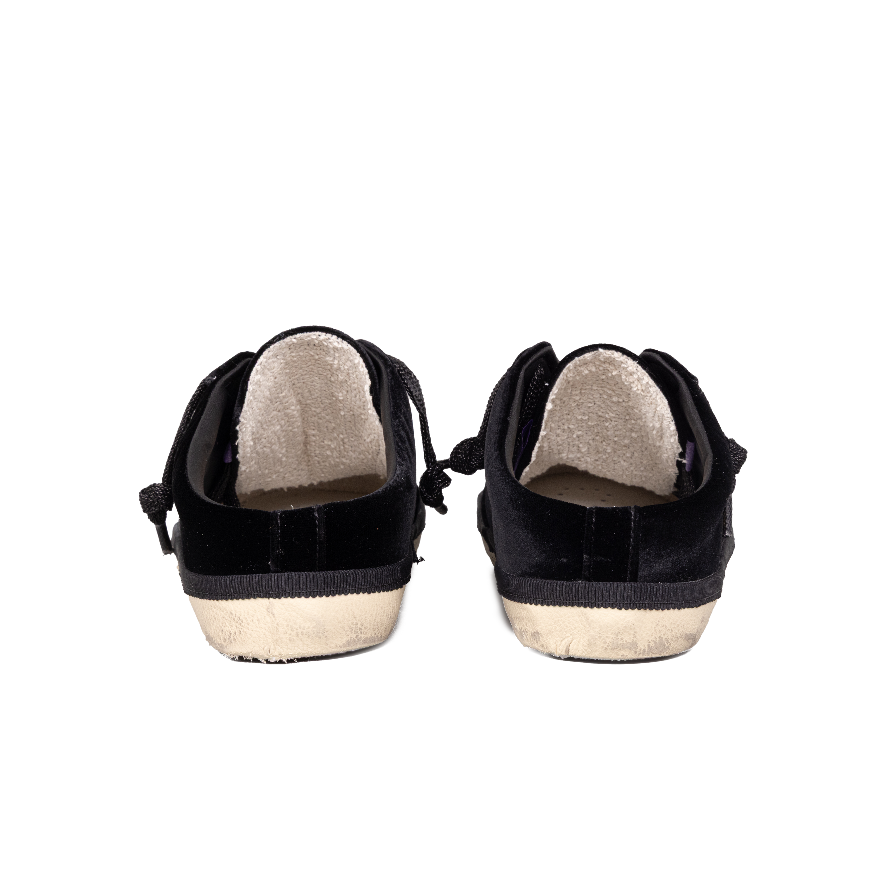 Sneakers Negros Golden Goose Super-Star Sabot Velvet