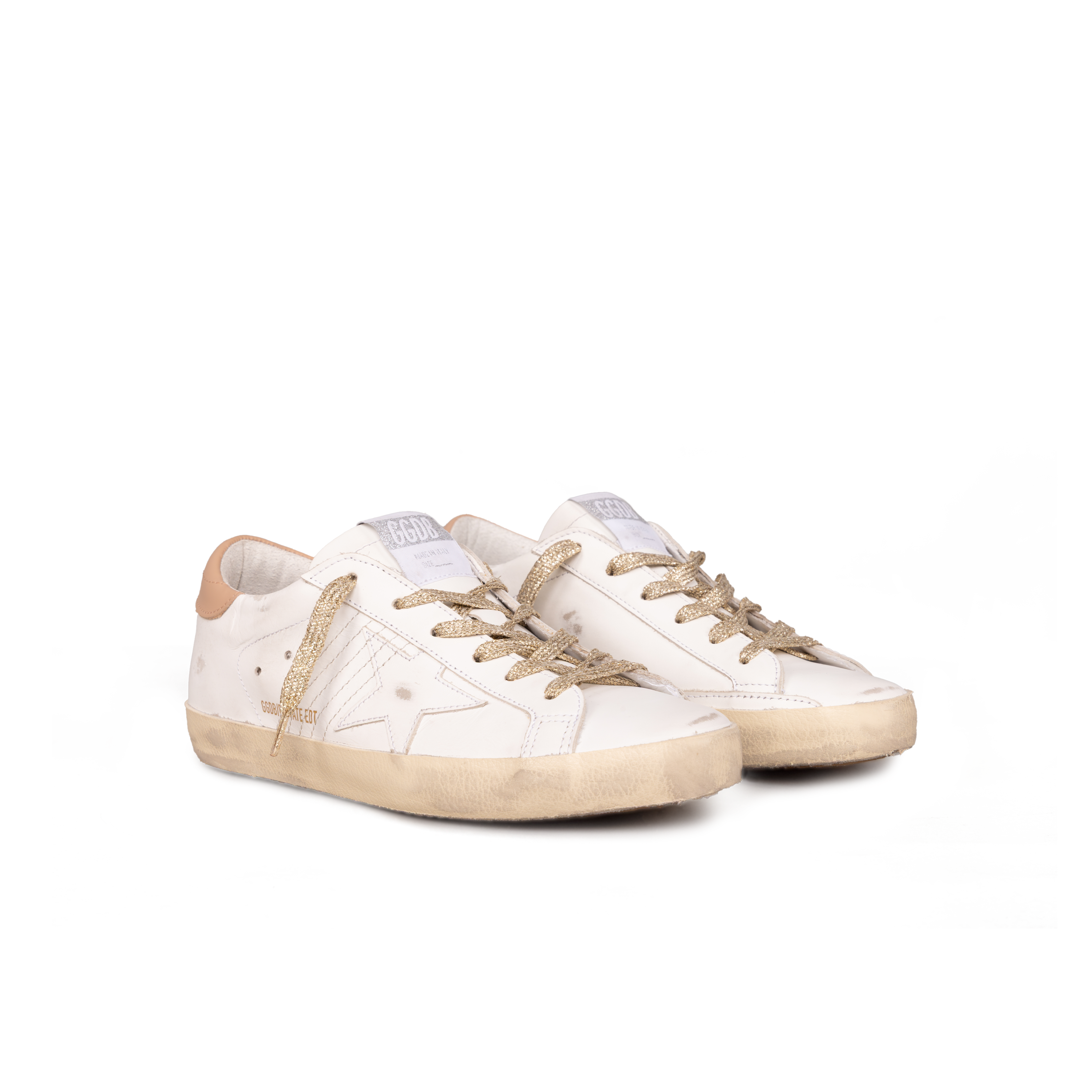 Sneakers Blancos Golden Goose Super-Star Brown Toe