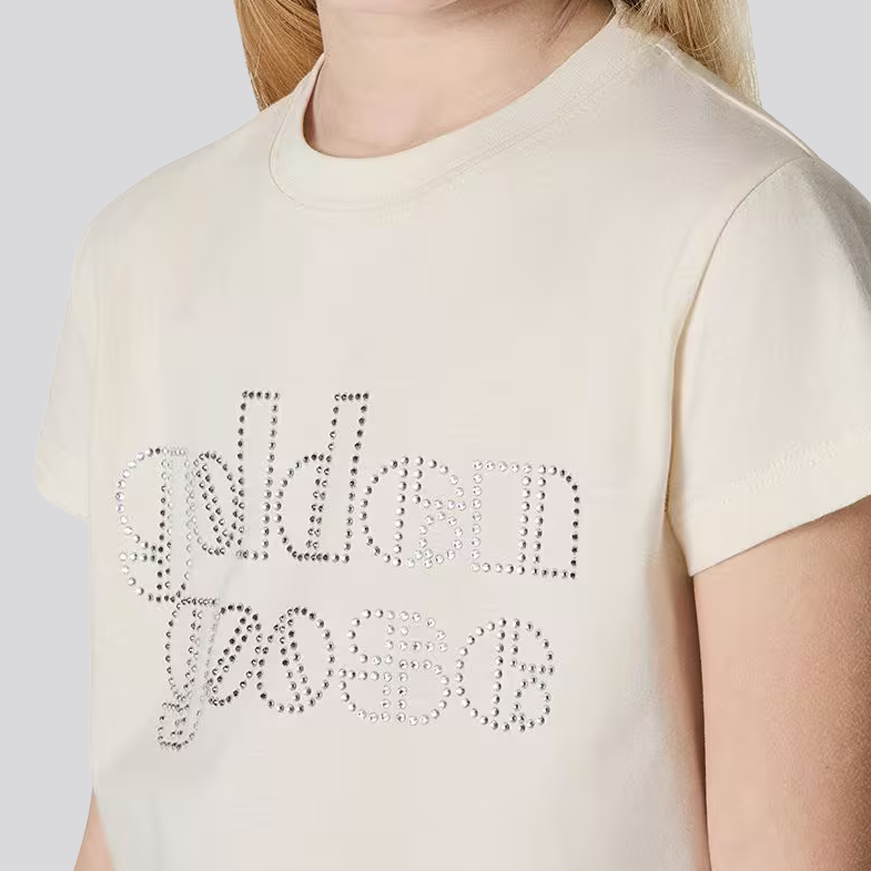 Camiseta Blanca Golden Goose Hot Fix Logo