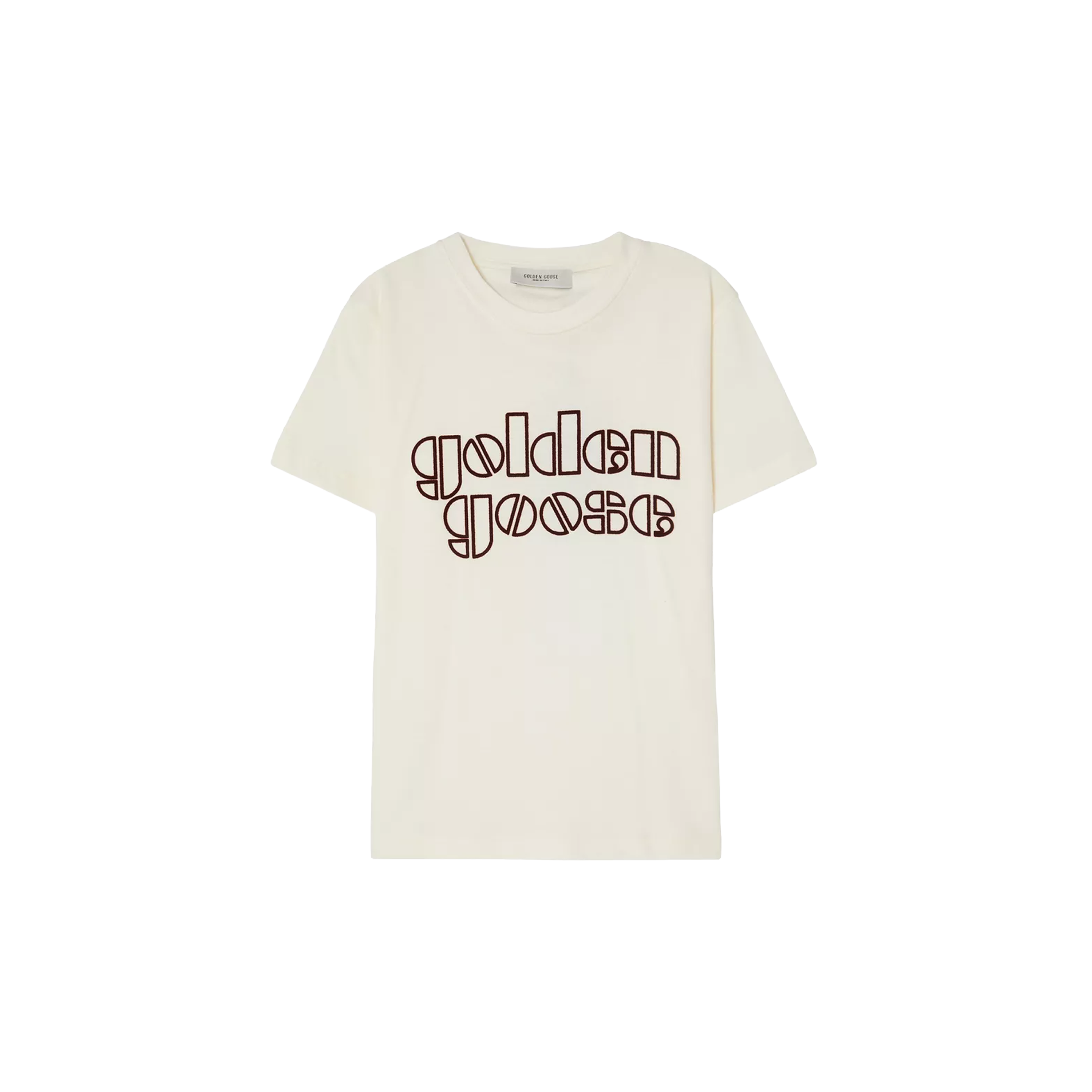 Camiseta Blanca Golden Goose Logo