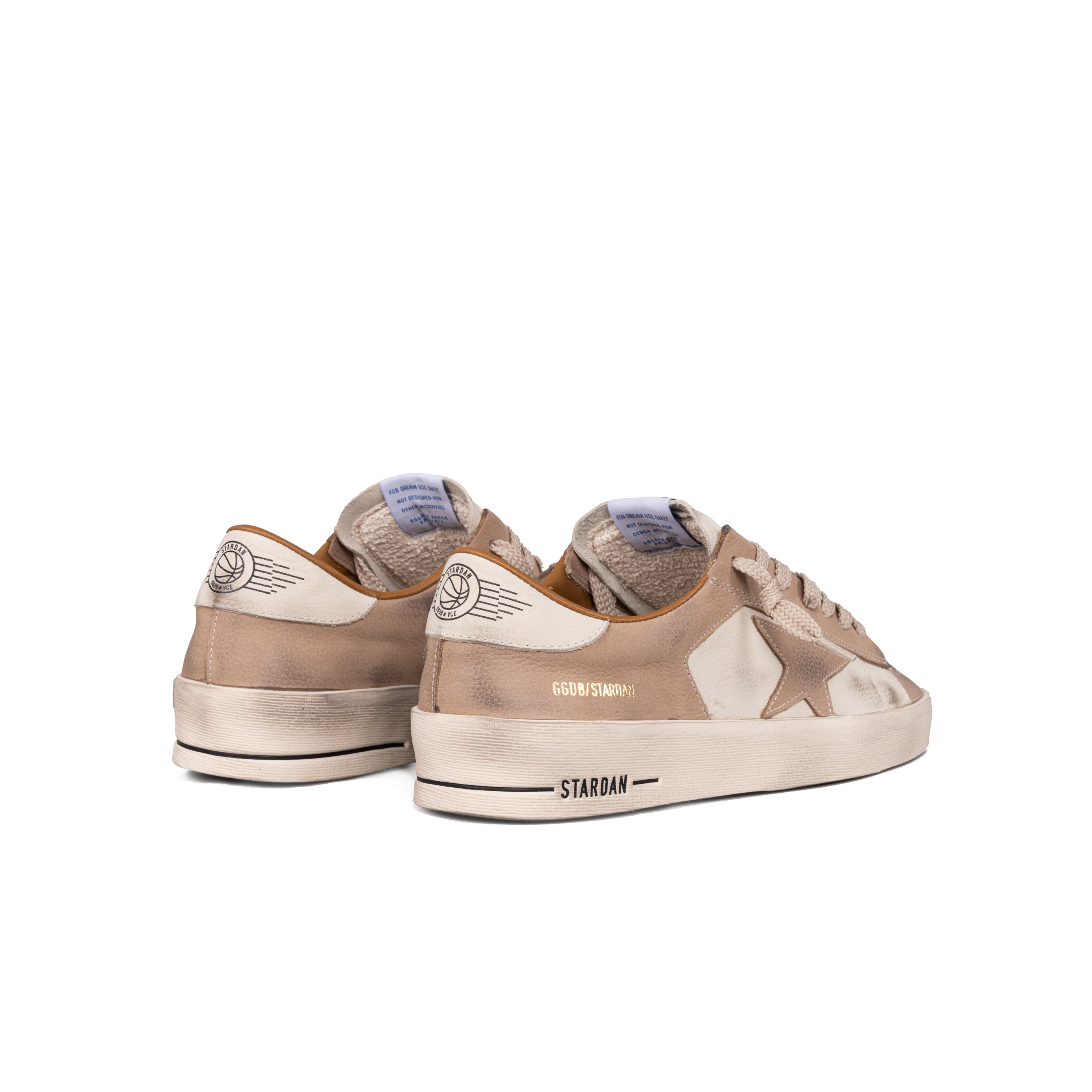 Sneakers Beige Golden Goose Stardan Nabuk