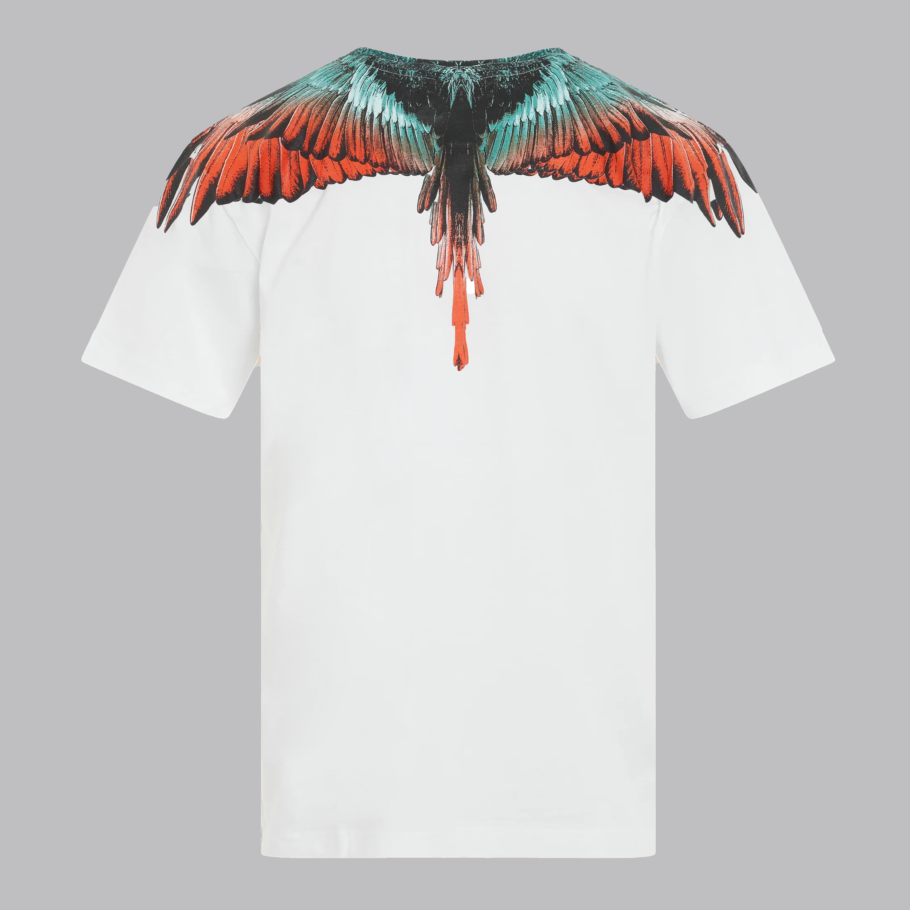 Camiseta Blanca Marcelo Burlon Naranja Icon Wings