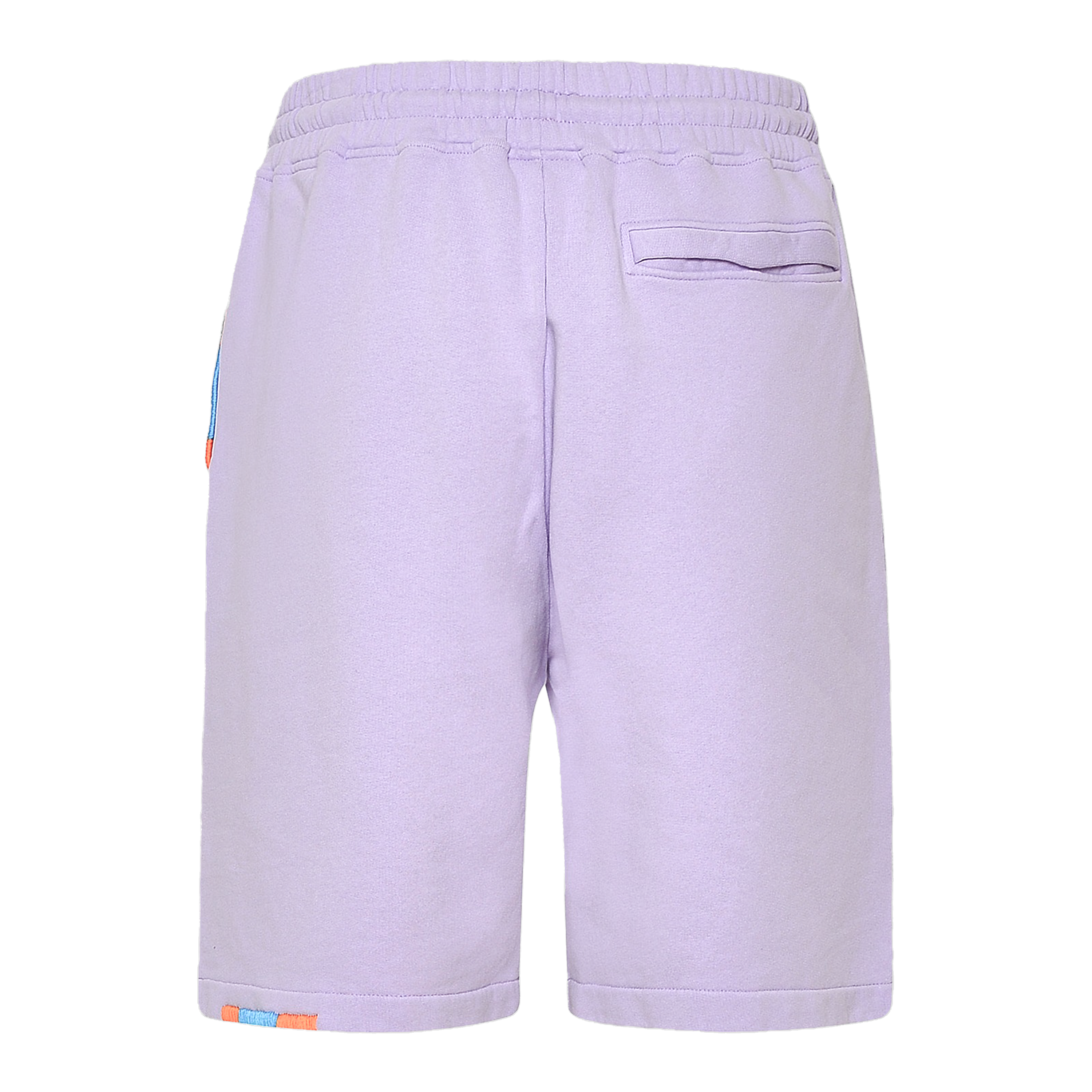 Shorts Lila Marcelo Burlon Naranja Stitch Cross
