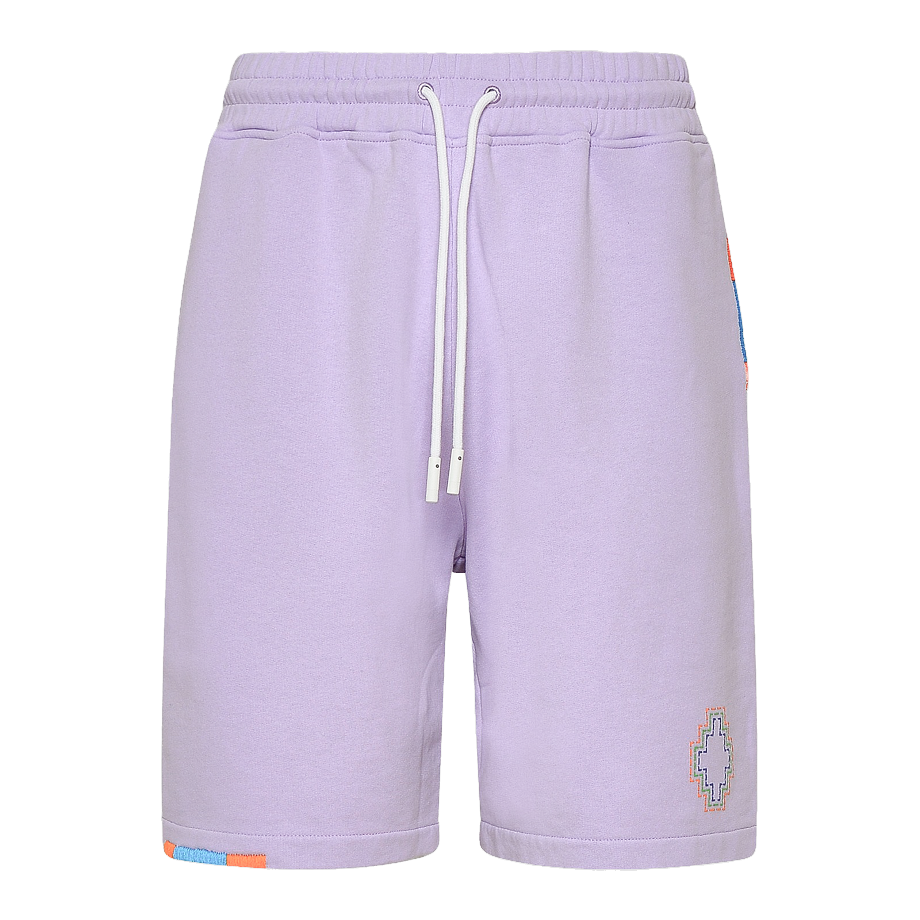 Shorts Lila Marcelo Burlon Naranja Stitch Cross