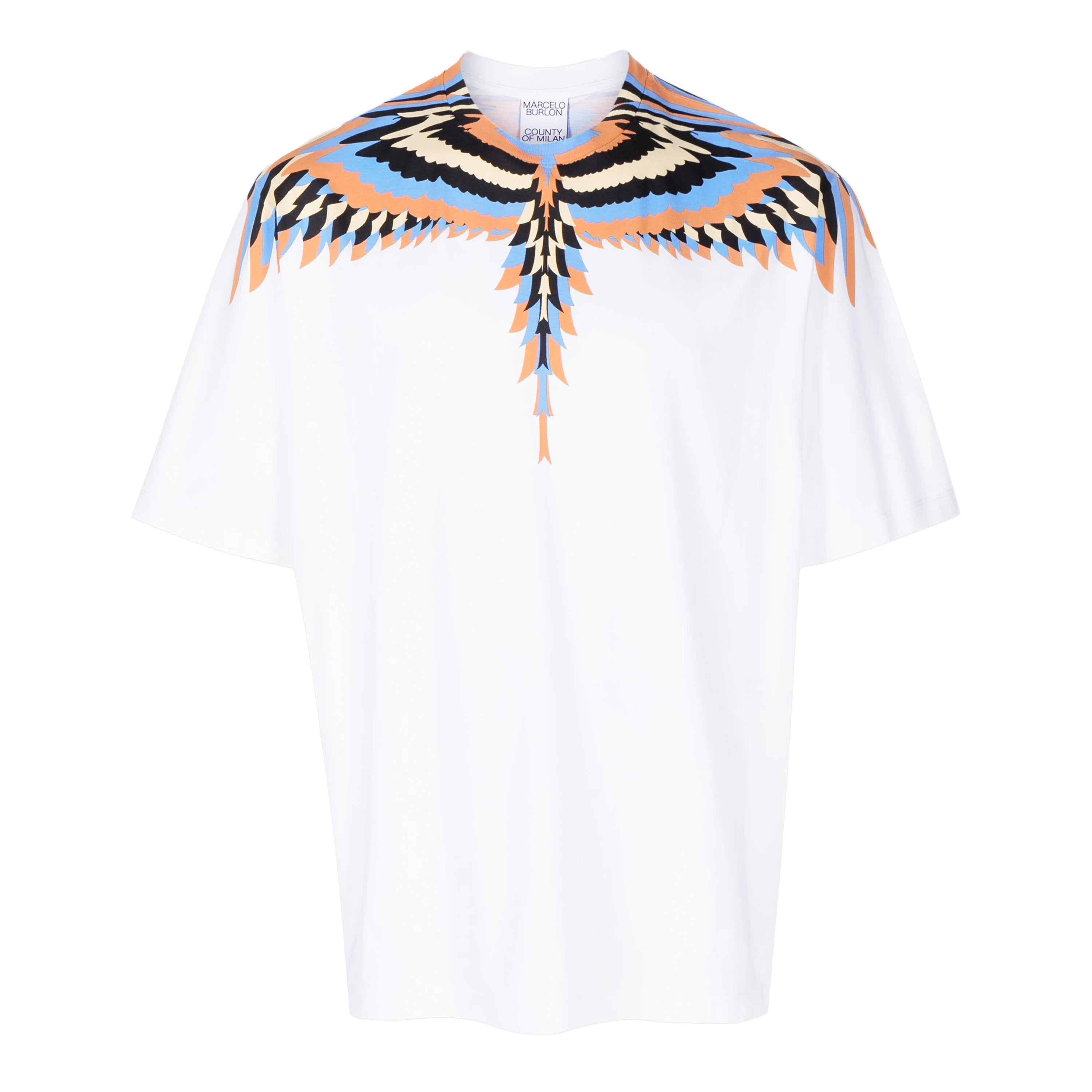 Camiseta Blanca Marcelo Burlon Optical Wings