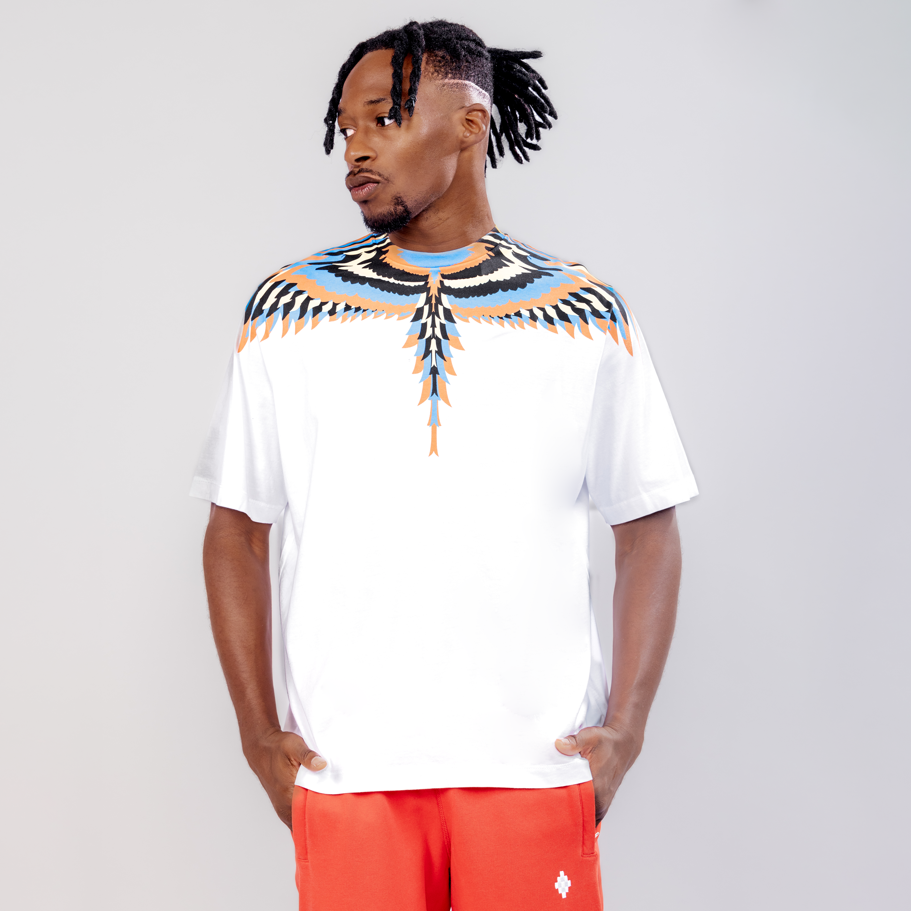 Camiseta Blanca Marcelo Burlon Optical Wings