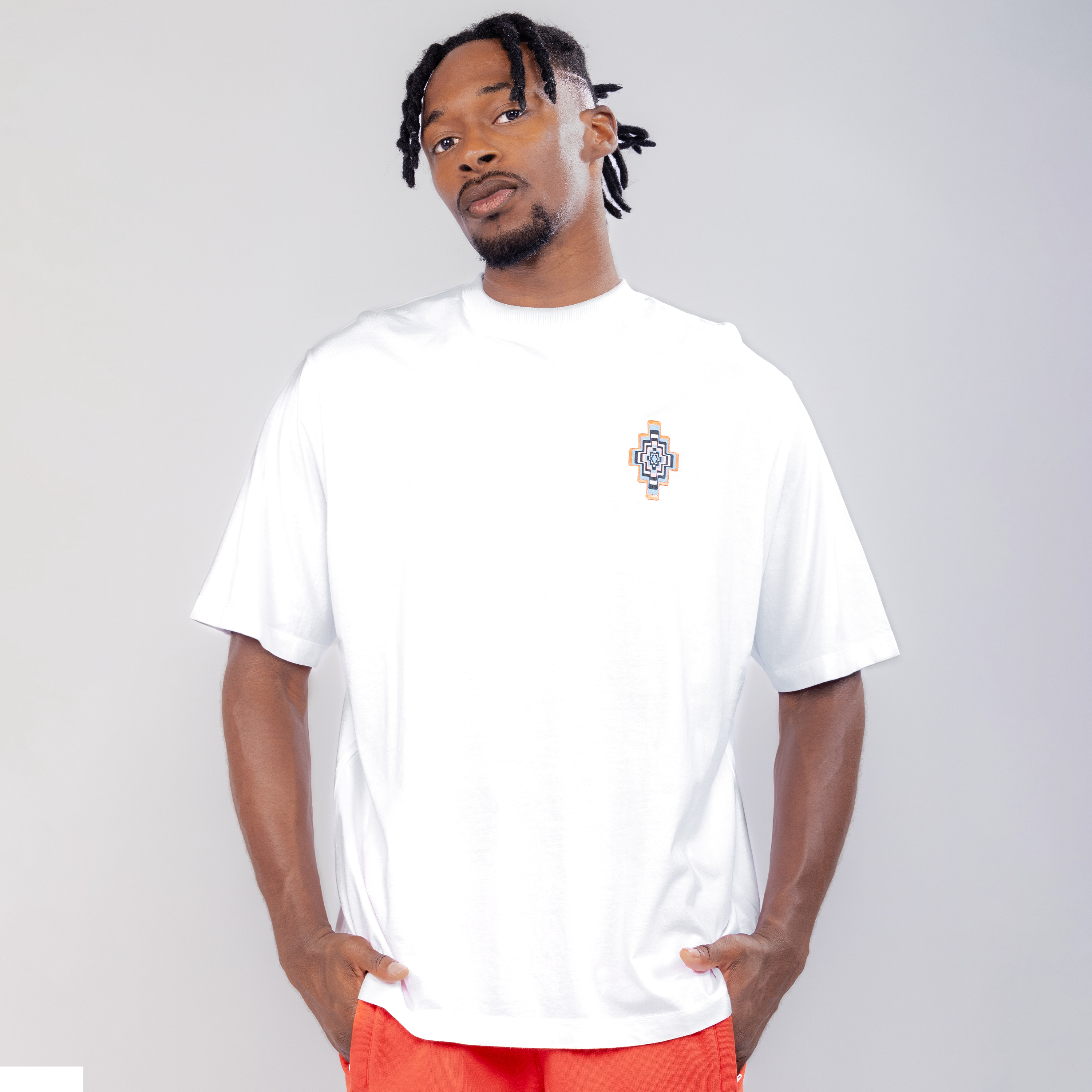 Camiseta Blanca Marcelo Burlon Optical Cross