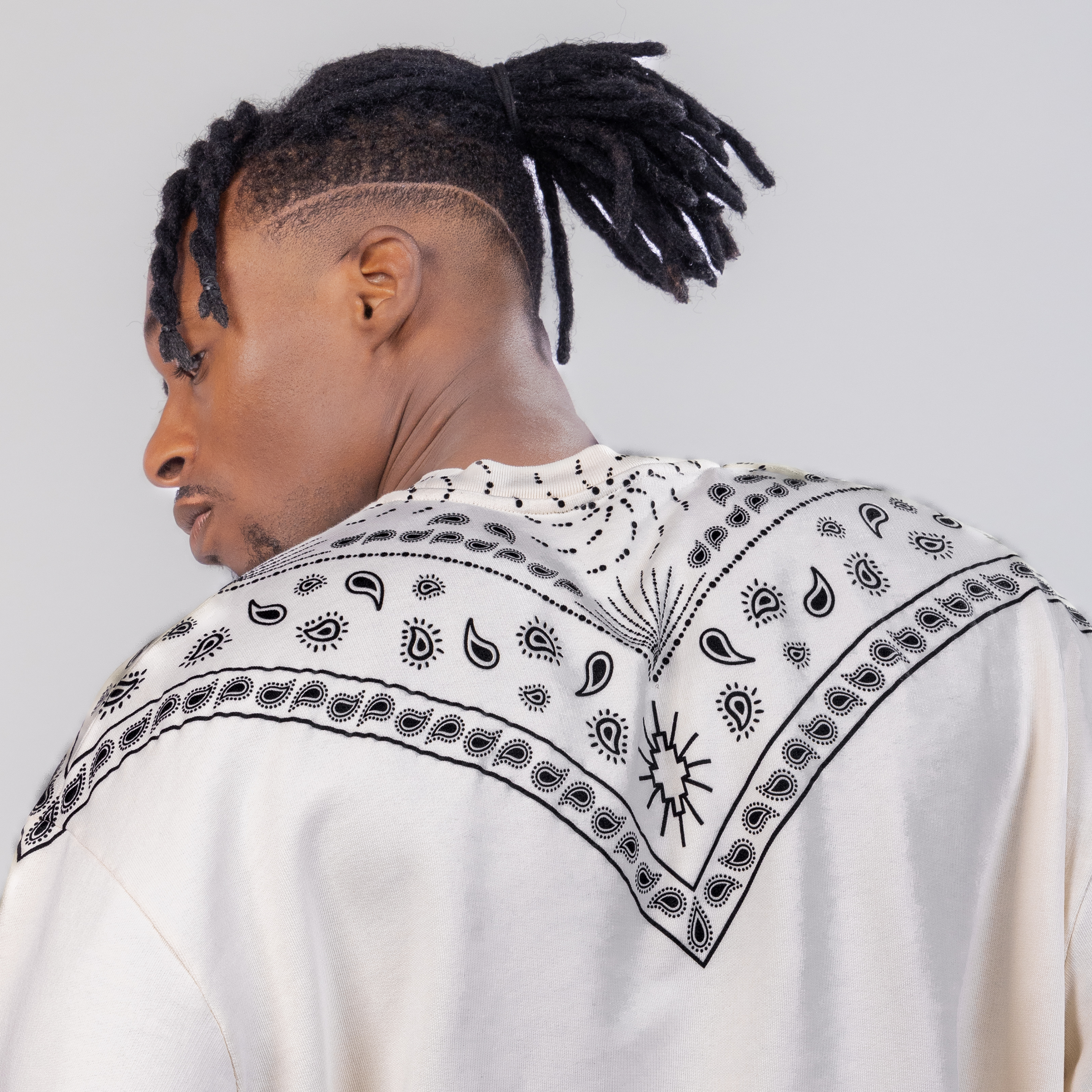 Suéter Blanco Marcelo Burlon Bandana