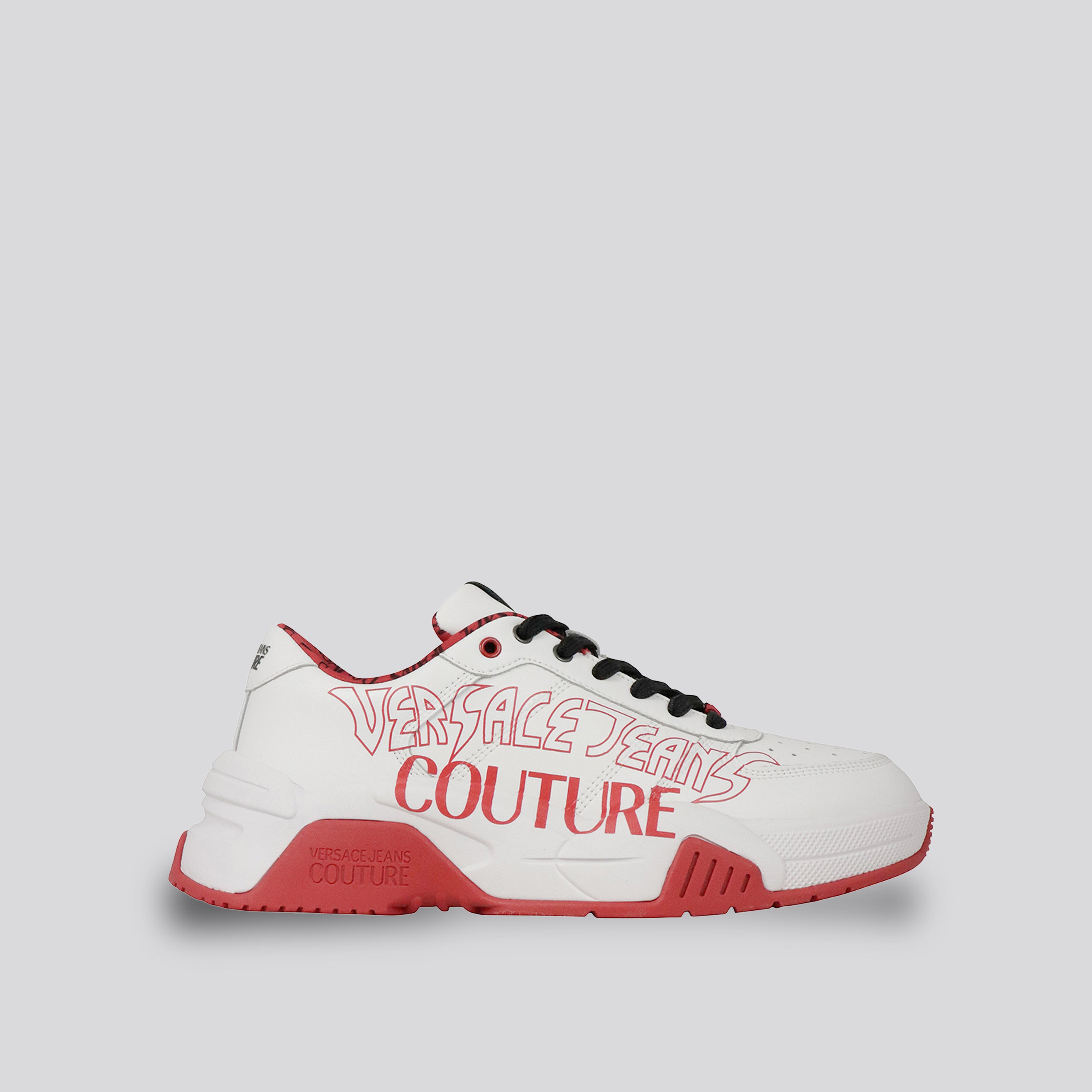 Sneakers Blancos Versace Jeans Couture Logo Print