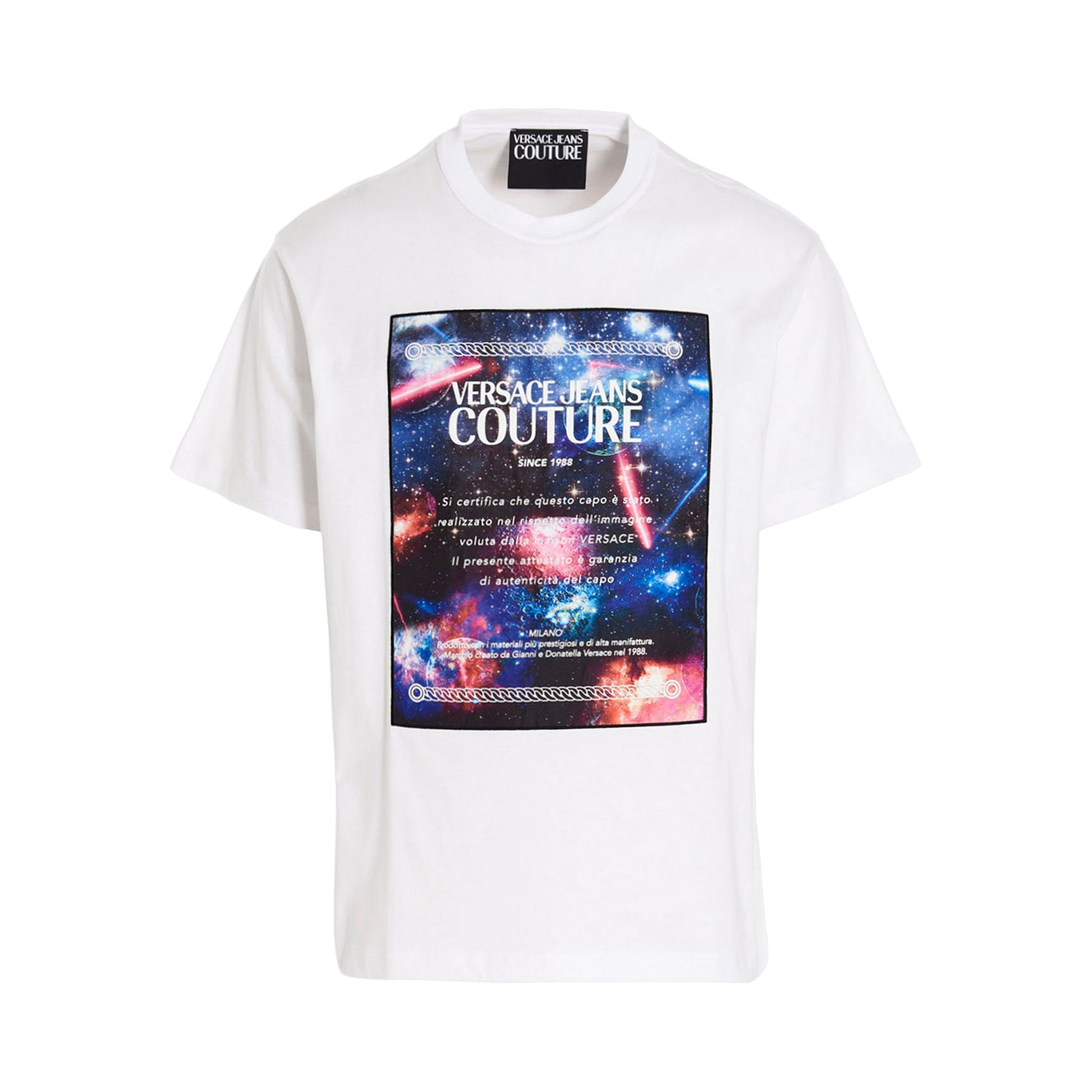 Camiseta Blanca Versace Jeans Couture Galaxy