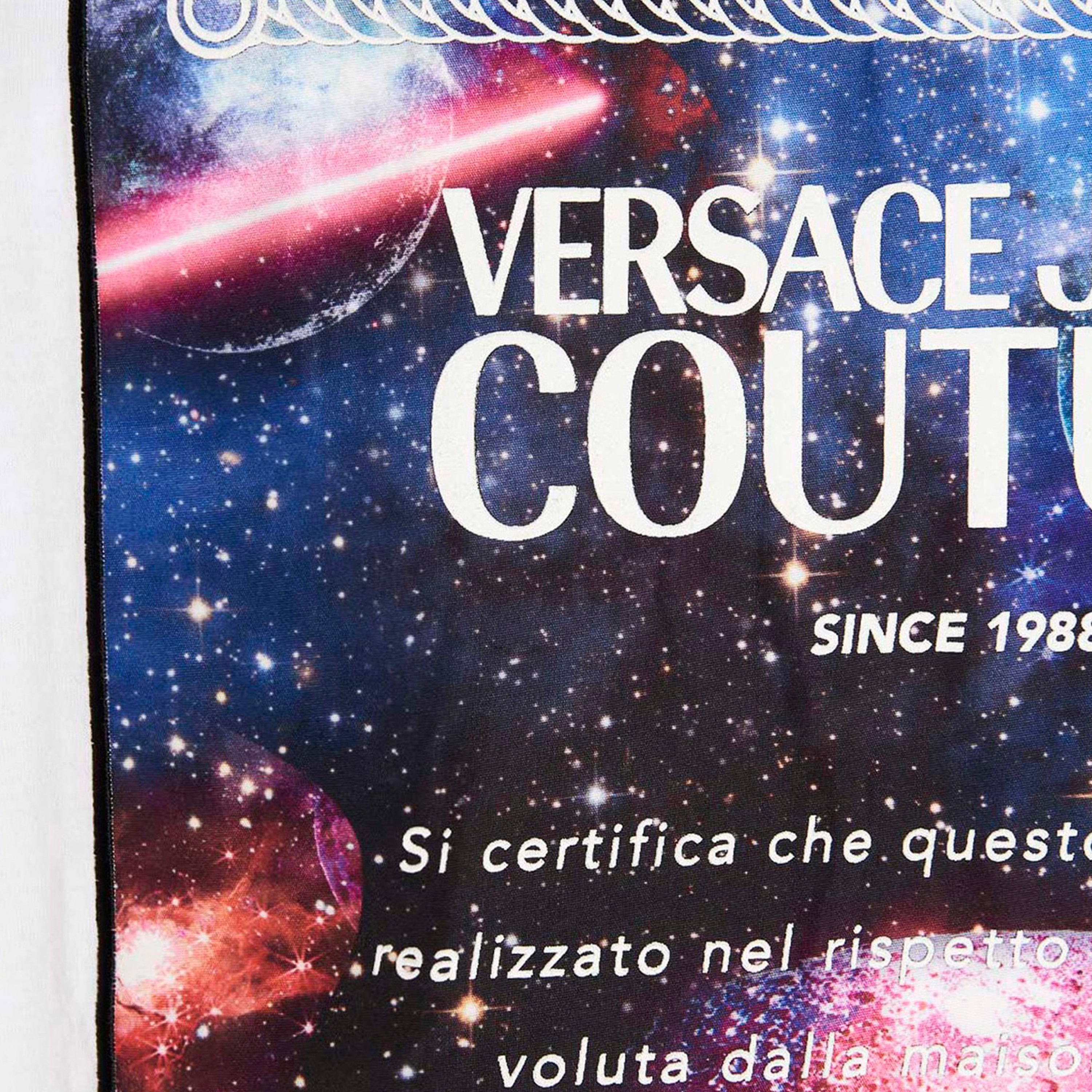 Camiseta Blanca Versace Jeans Couture Galaxy