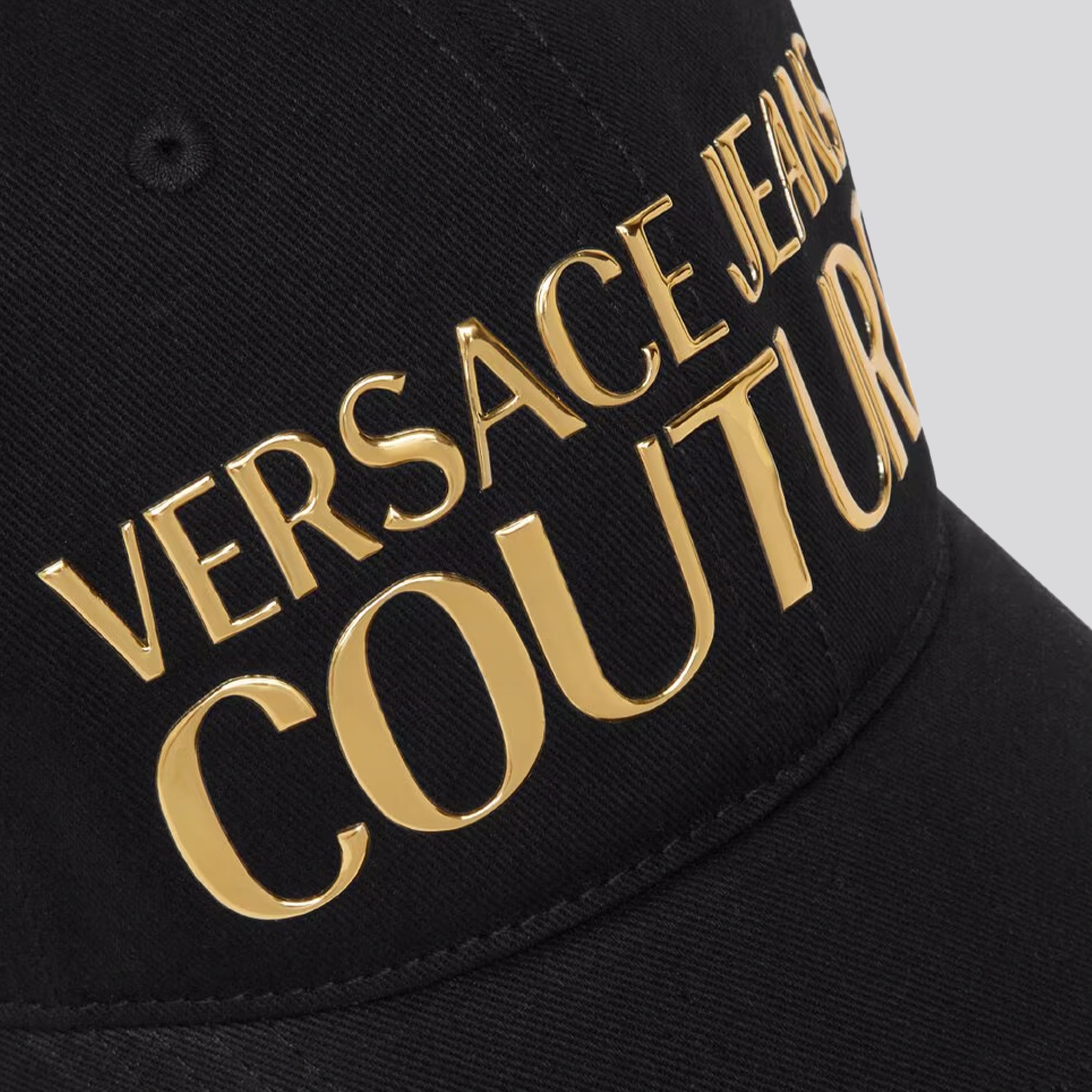 Gorra Negra Versace Jeans Couture Logo
