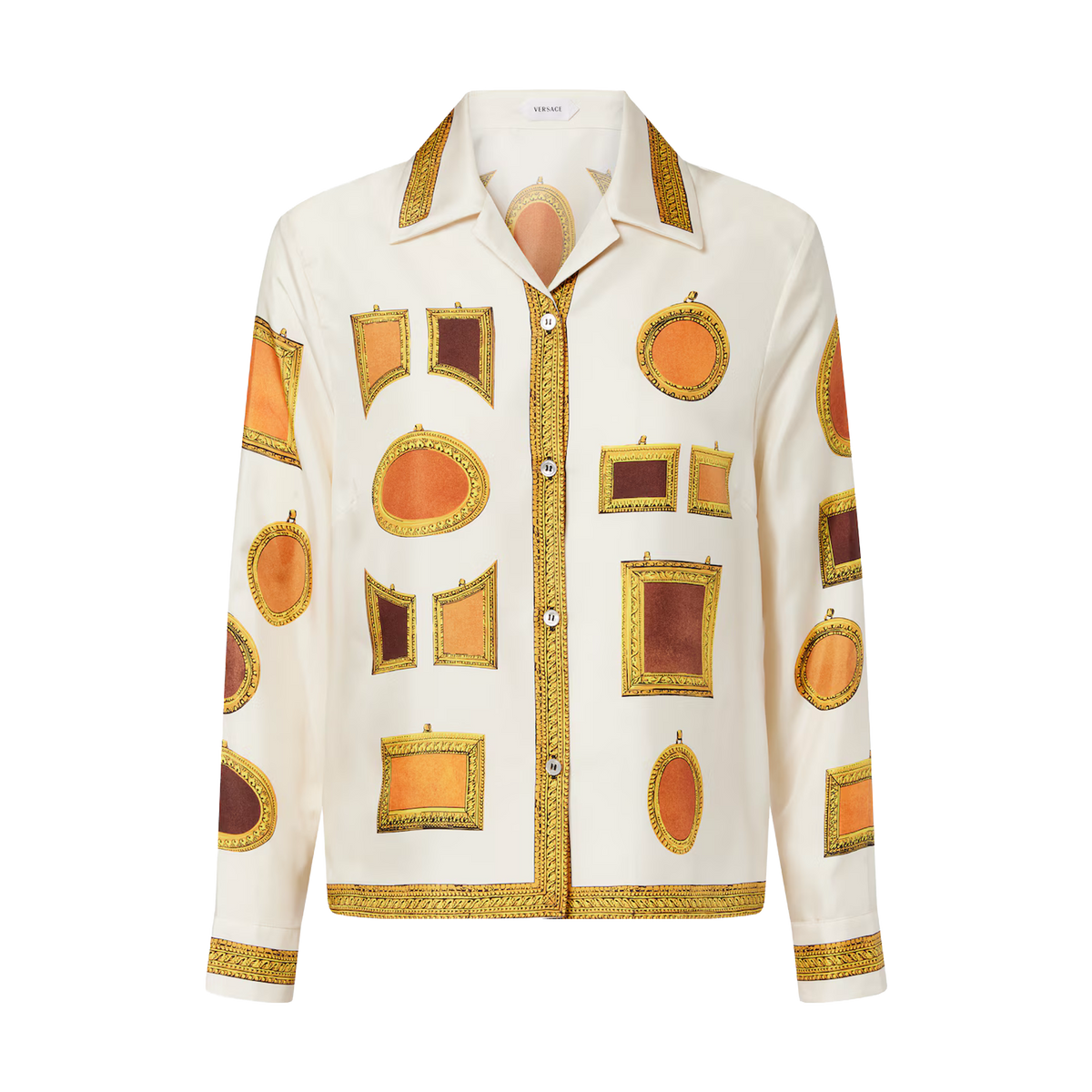 Camisa Blanca Versace Twill