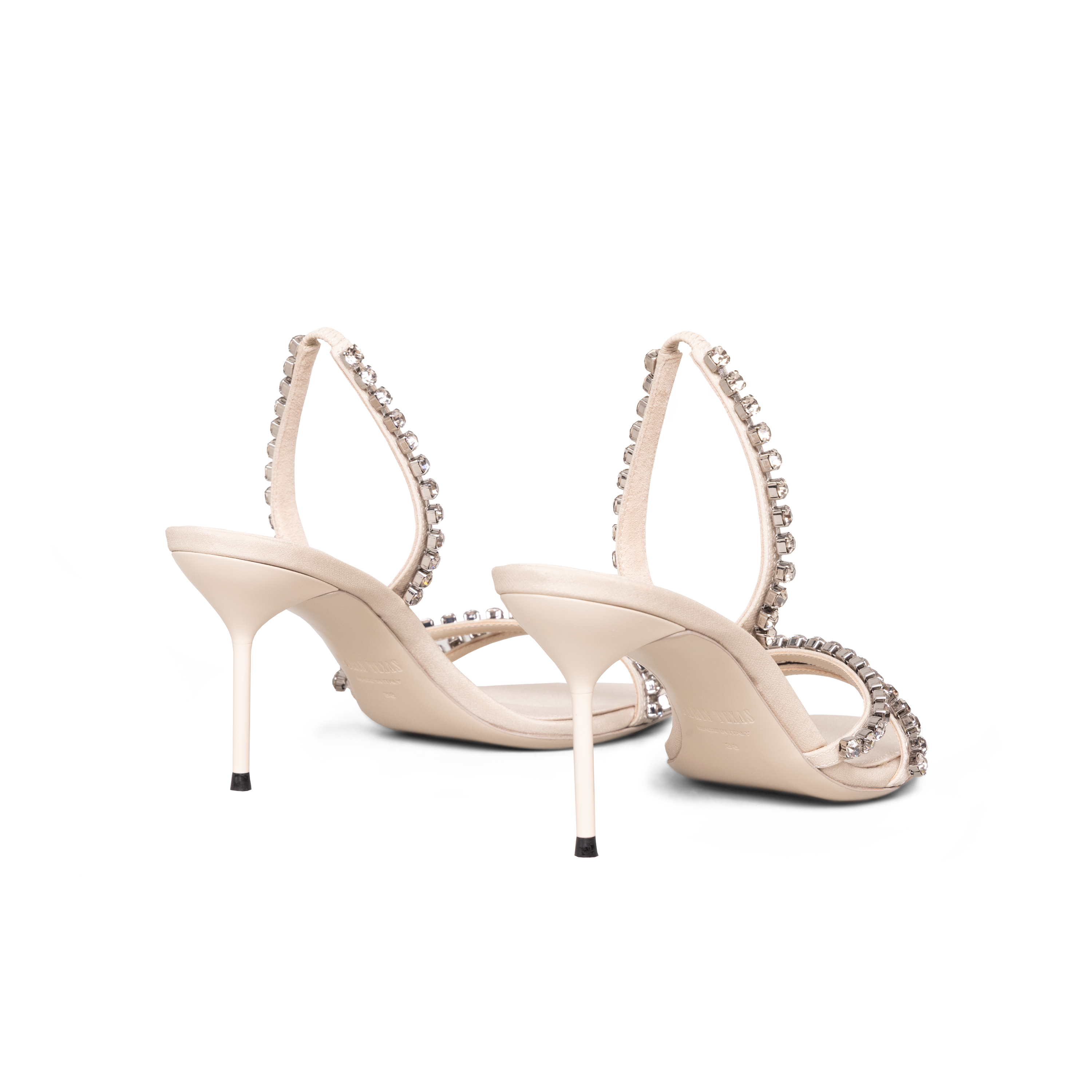 Sandalias Ivory Paris Texas Lidia Mule Crystal
