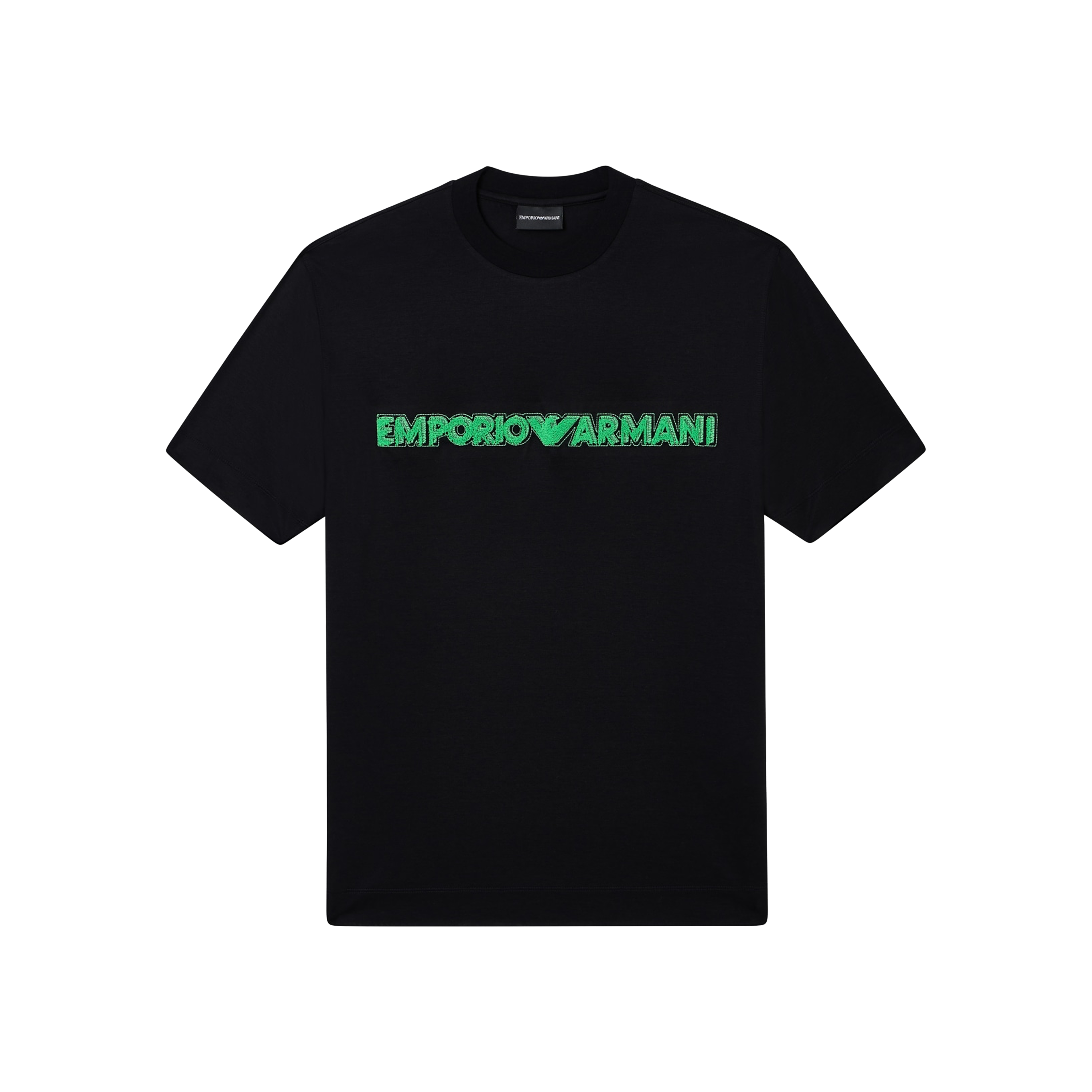 Camiseta Negra Emporio Armani Logo