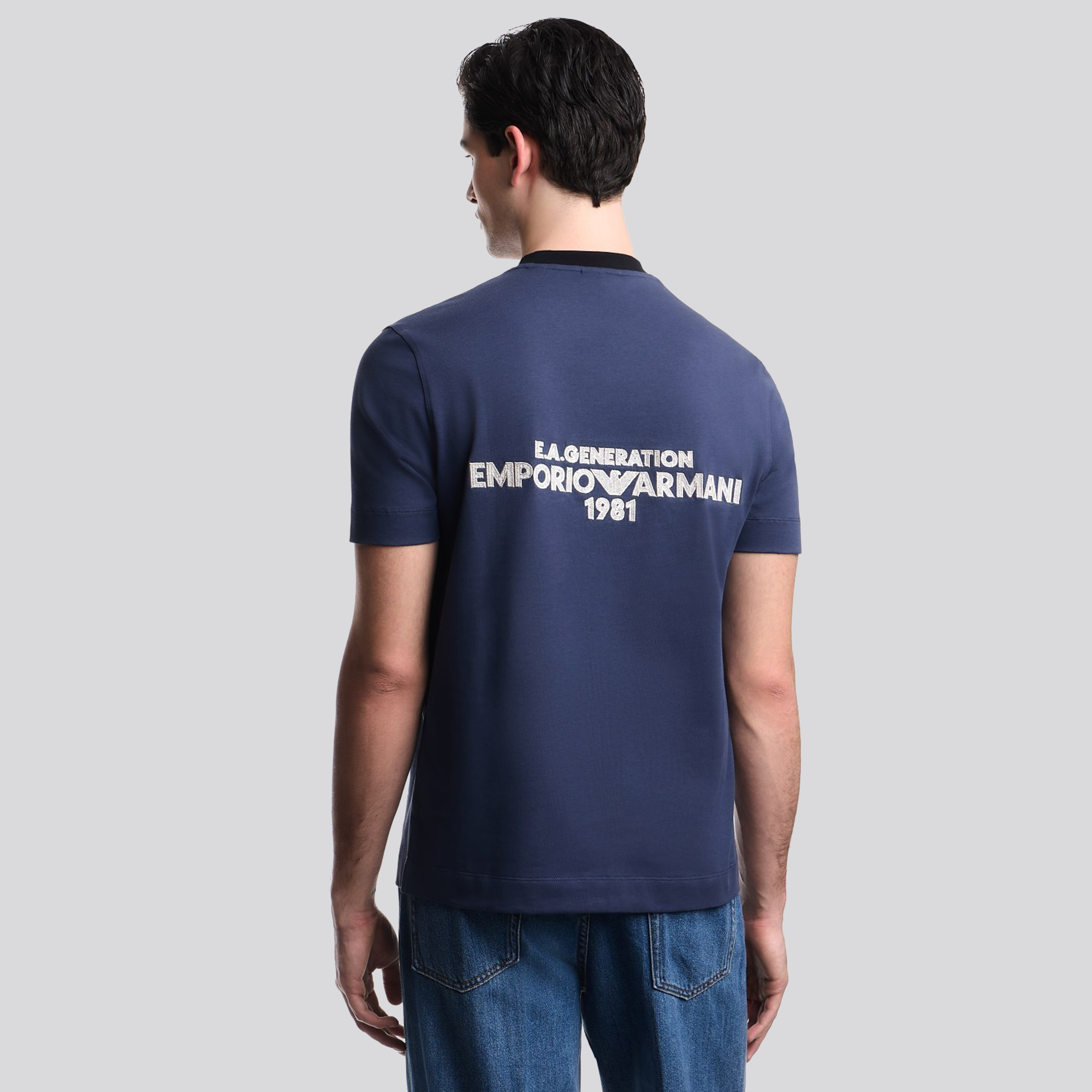 Camiseta Azul Emporio Armani Ea Generation
