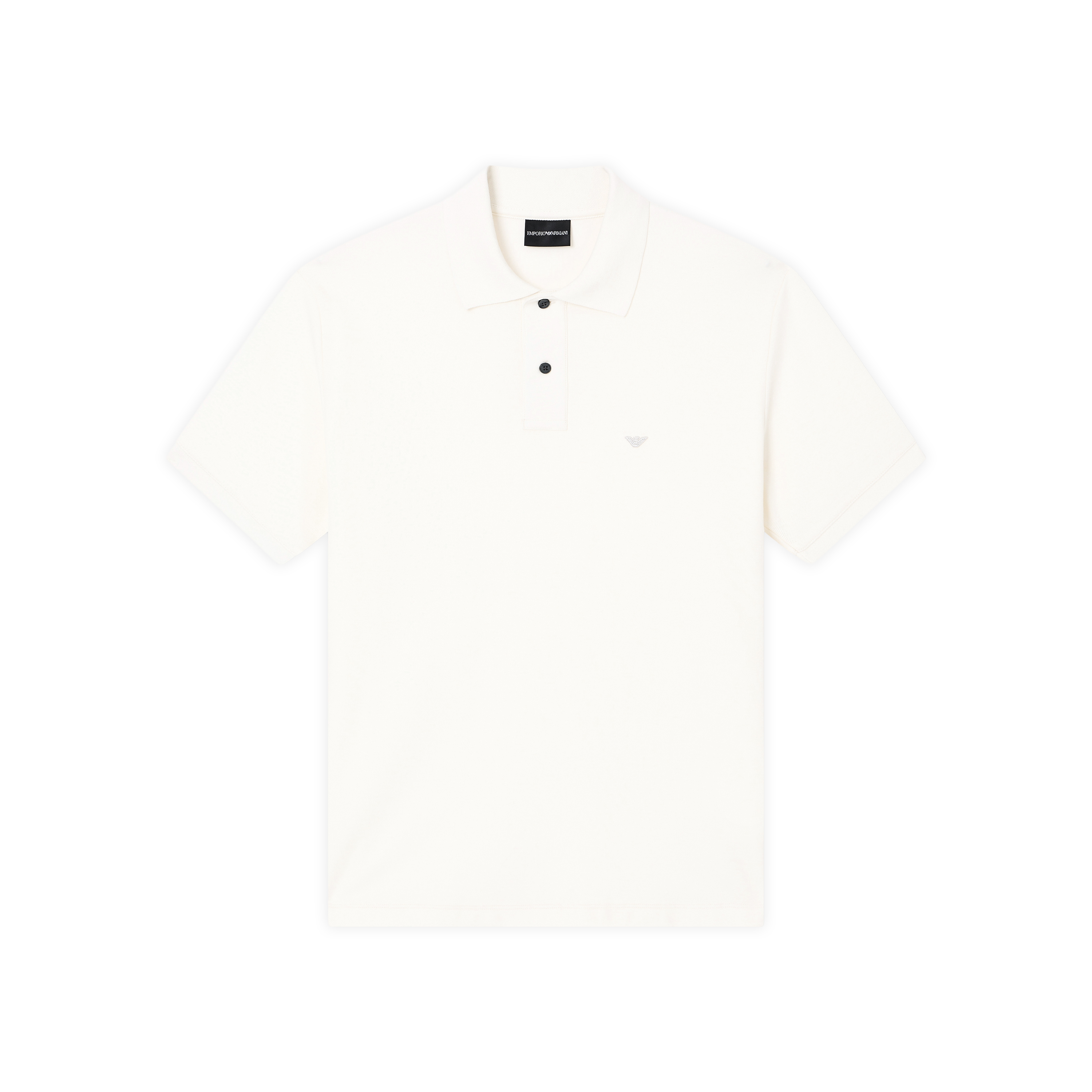 Camiseta Tipo Polo Blanco Emporio Armani Eagle
