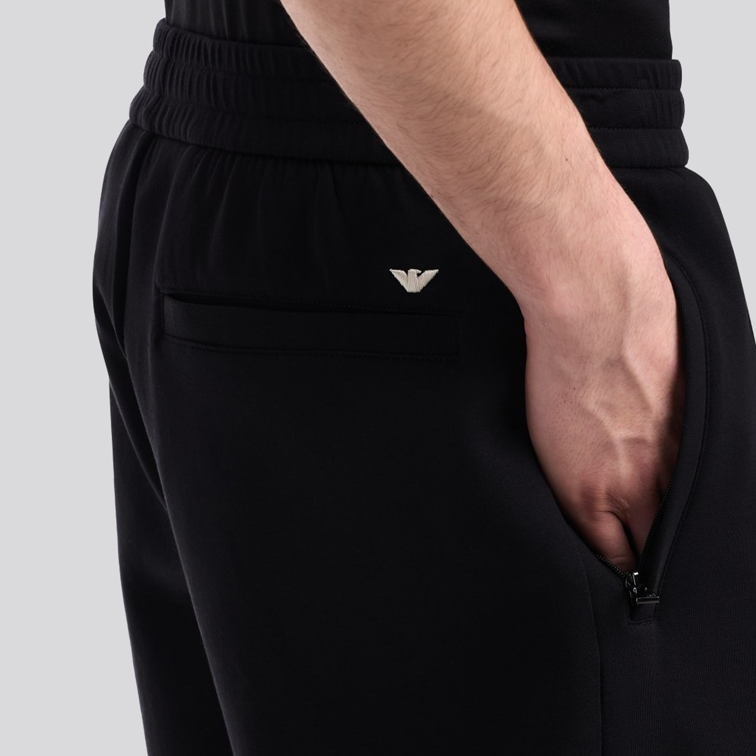 Short Negro Emporio Armani Back Eagle