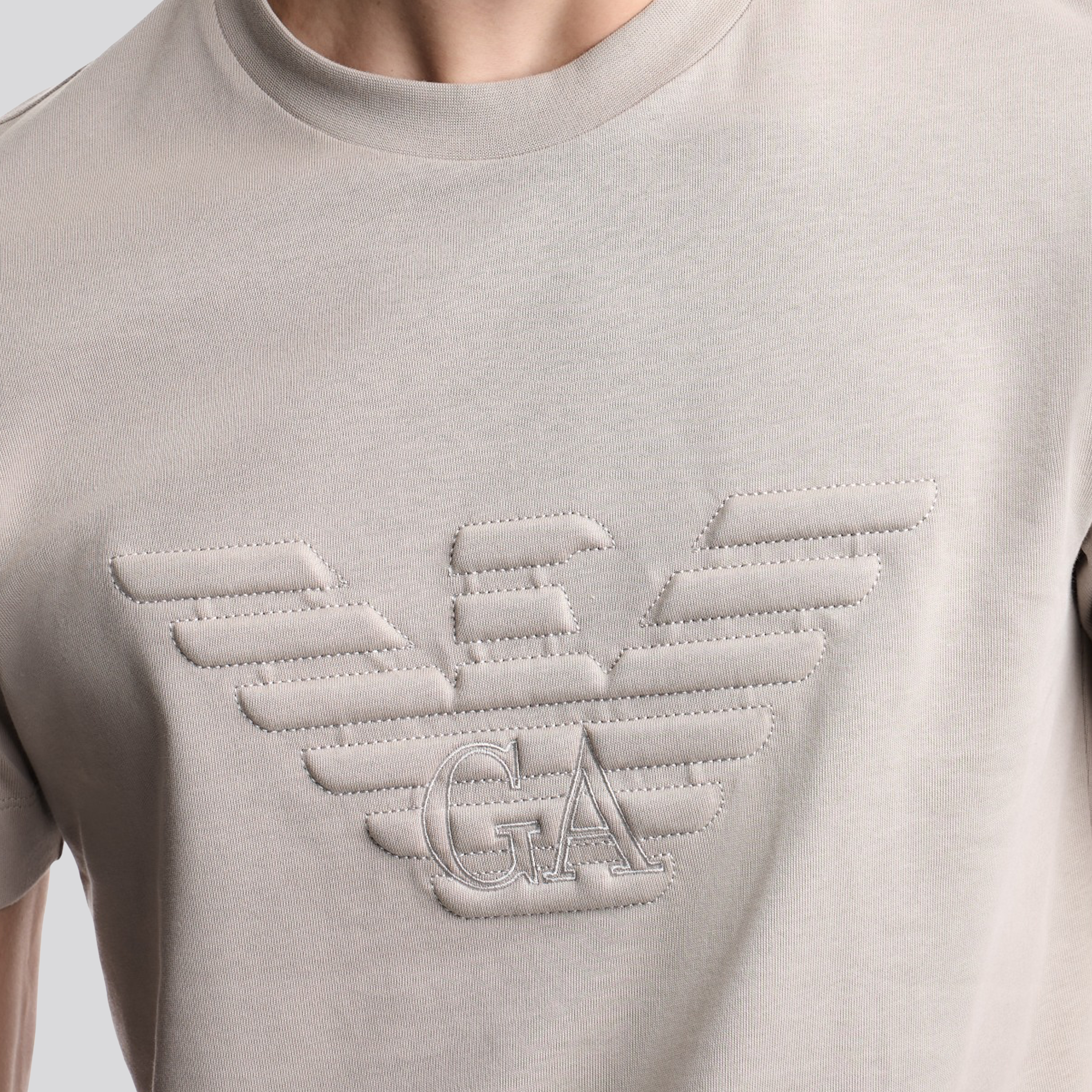 Camiseta Gris Armani Small Eagle