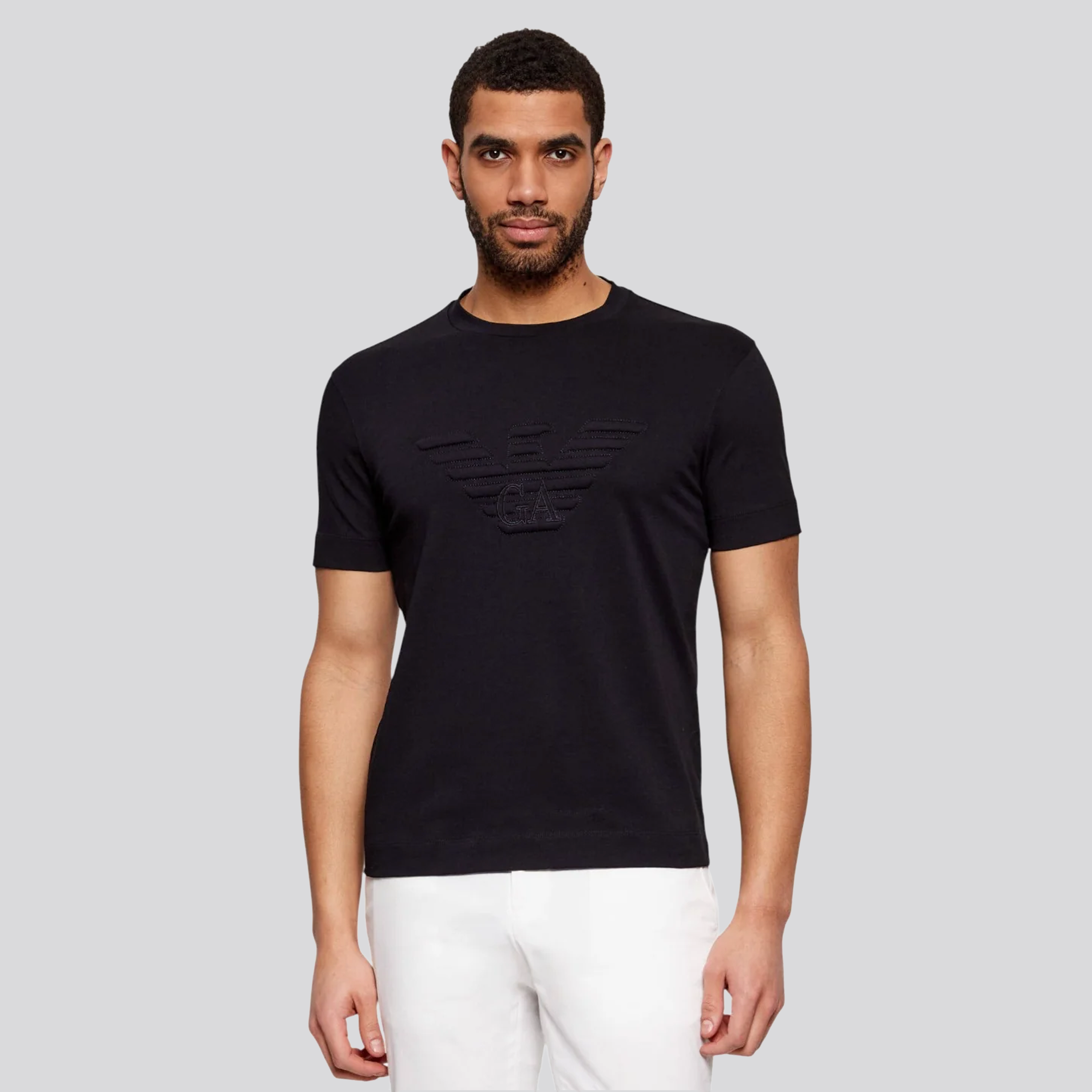 Camiseta Azul Armani Big Eagle