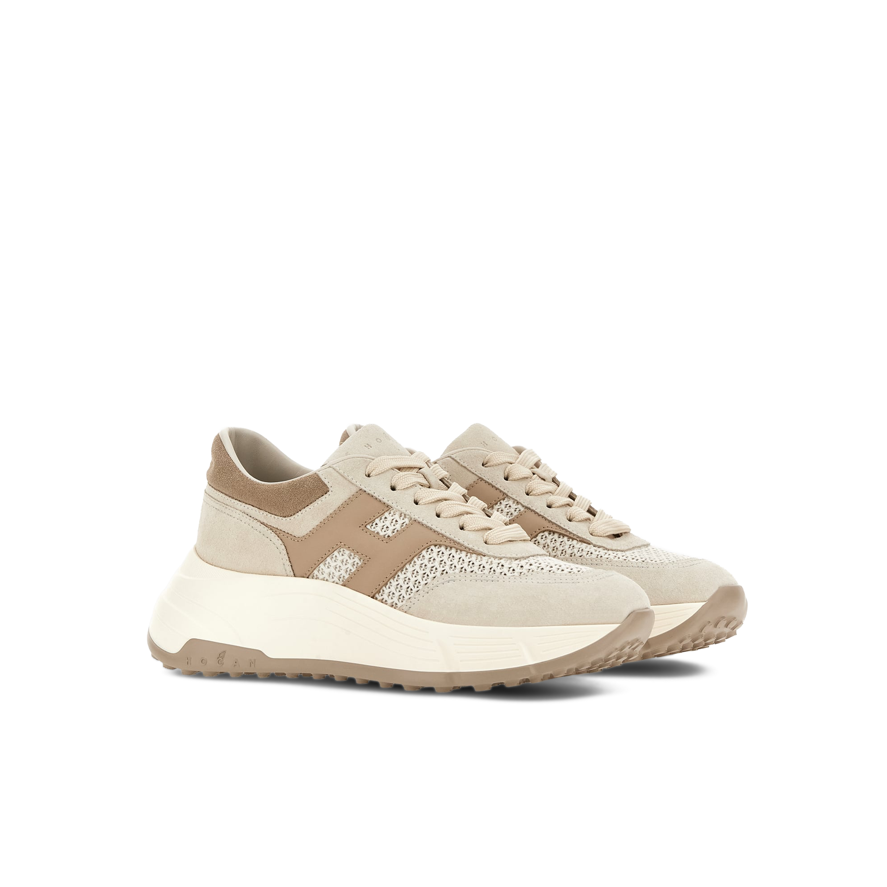 Sneakers Blancos Hogan Hi Fi Allacciato H