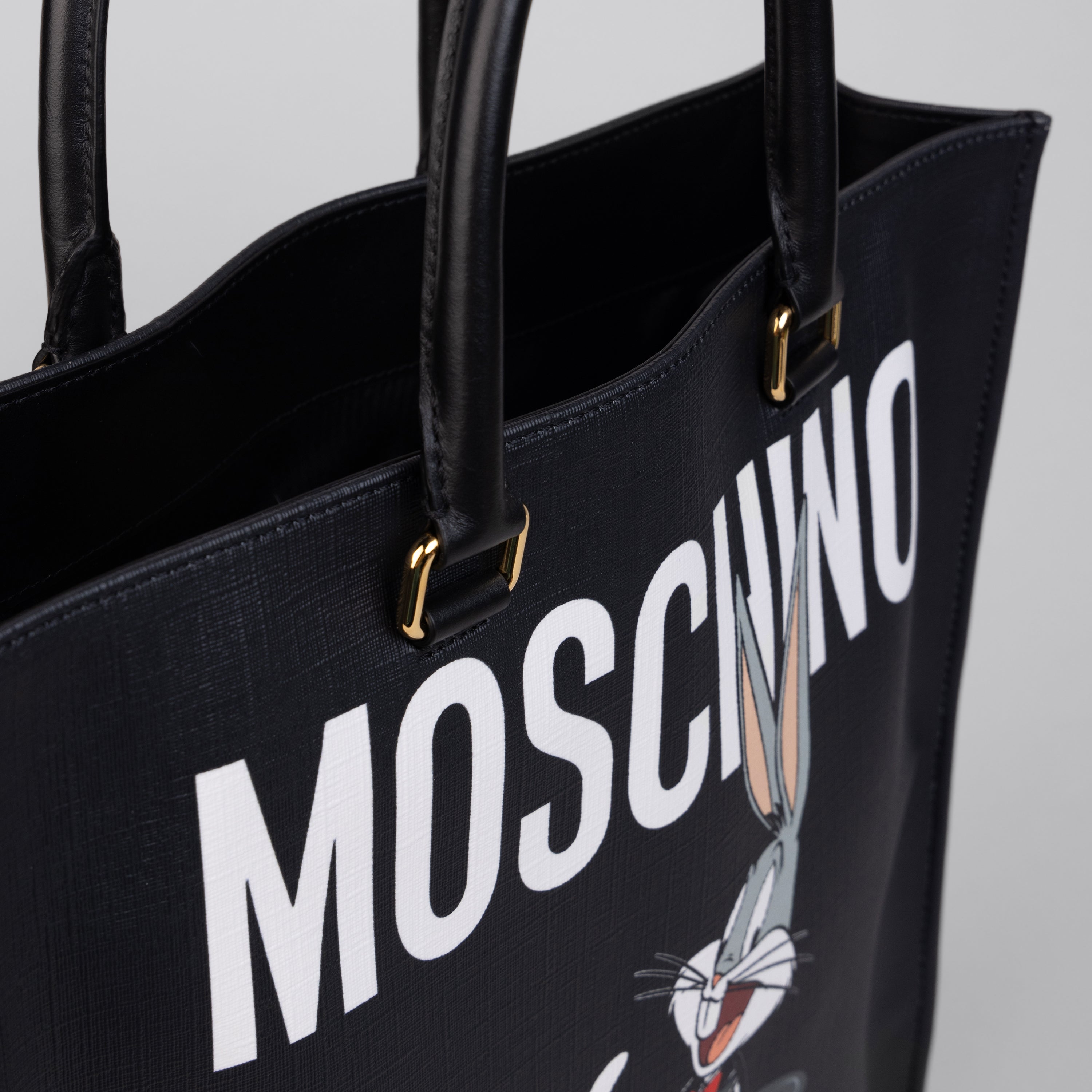 Cartera Negra Moschino Couture Bad Bunny