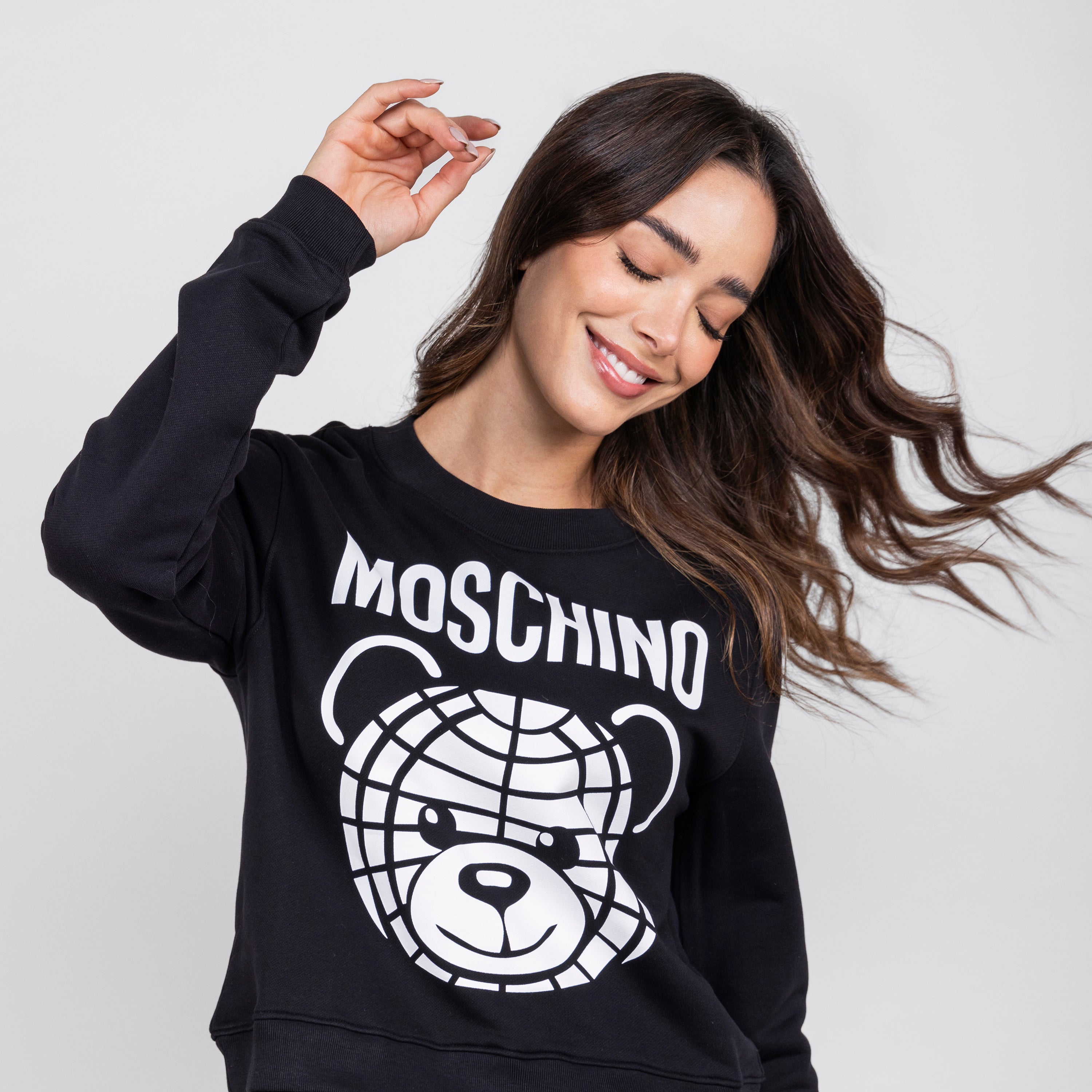 Buzo Negro Moschino Couture Teddy World