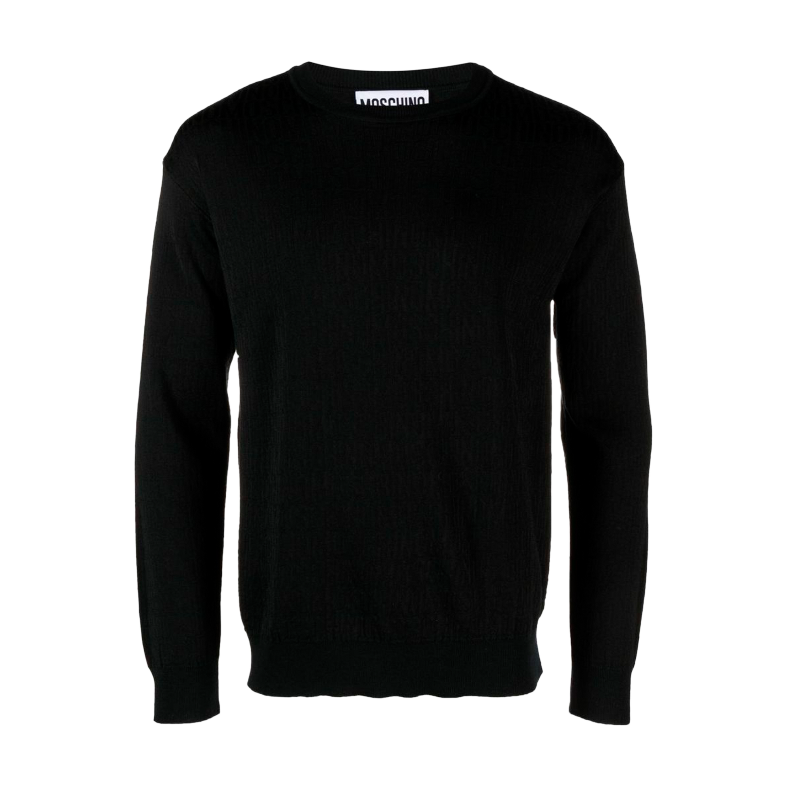 Suéter Negro Moschino Couture Monogram