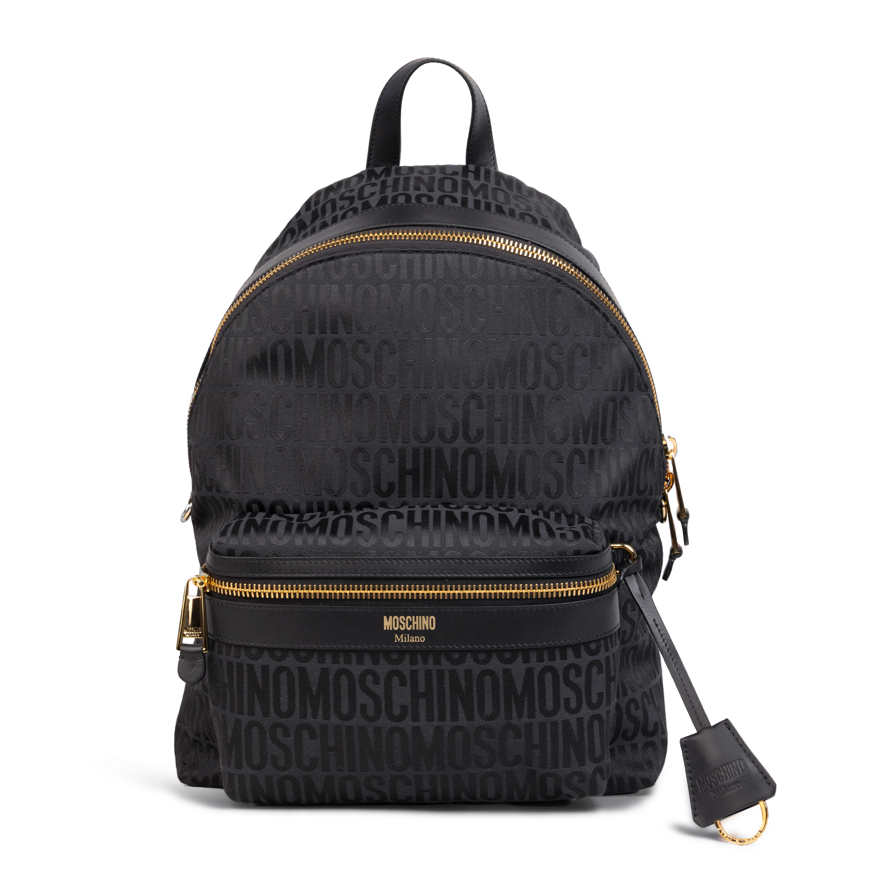 Morral Negro Moschino Couture Monogram