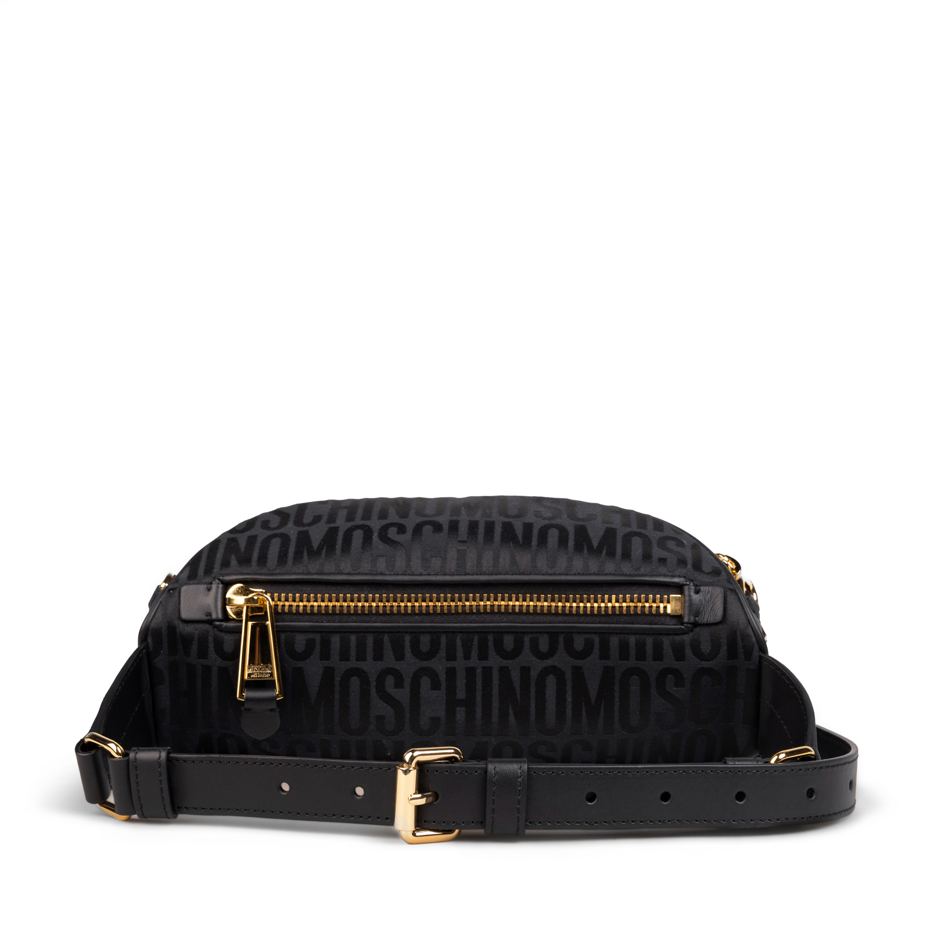 Riñonera Negro Moschino Couture Café Monogram