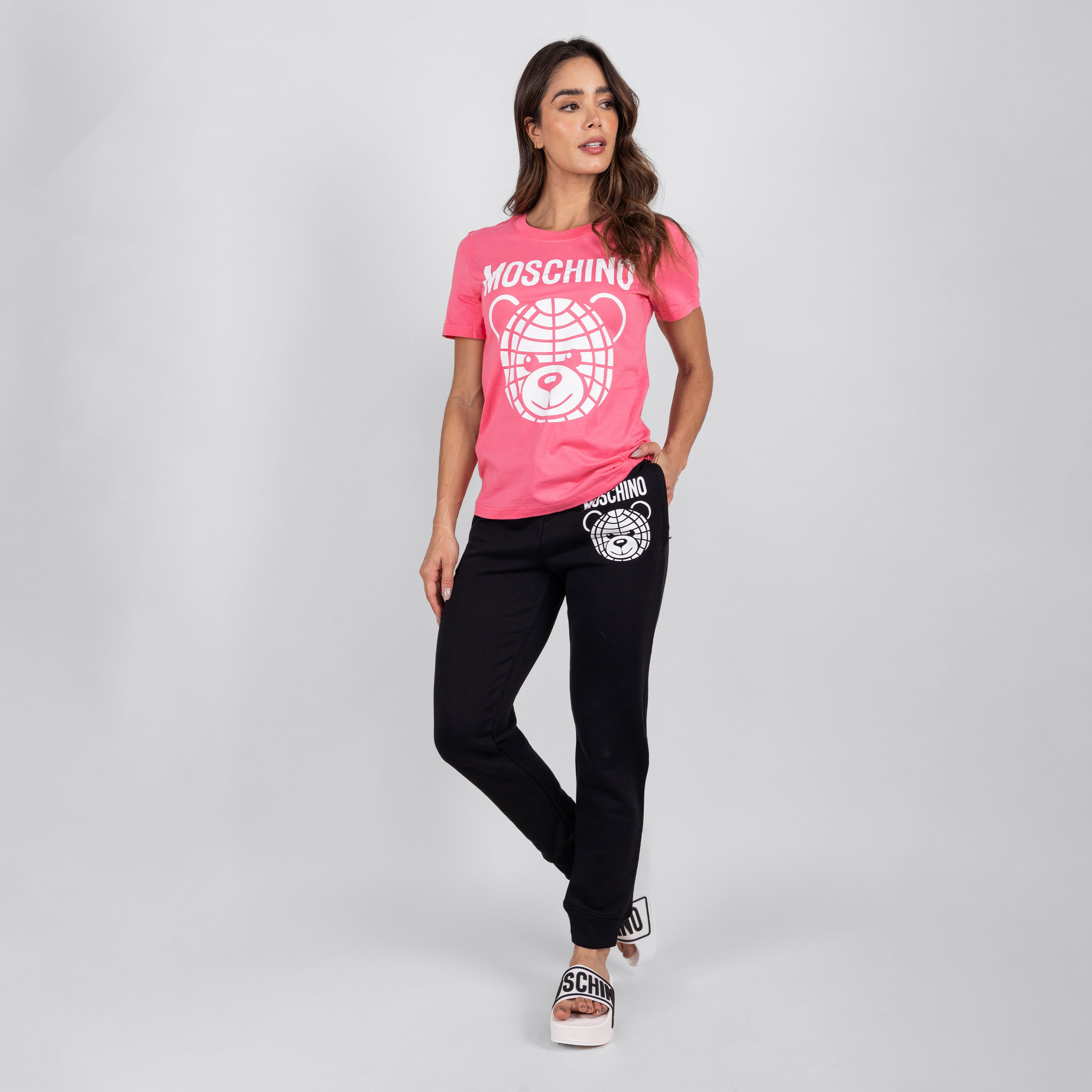 Camiseta Rosada Moschino Couture Teddy World