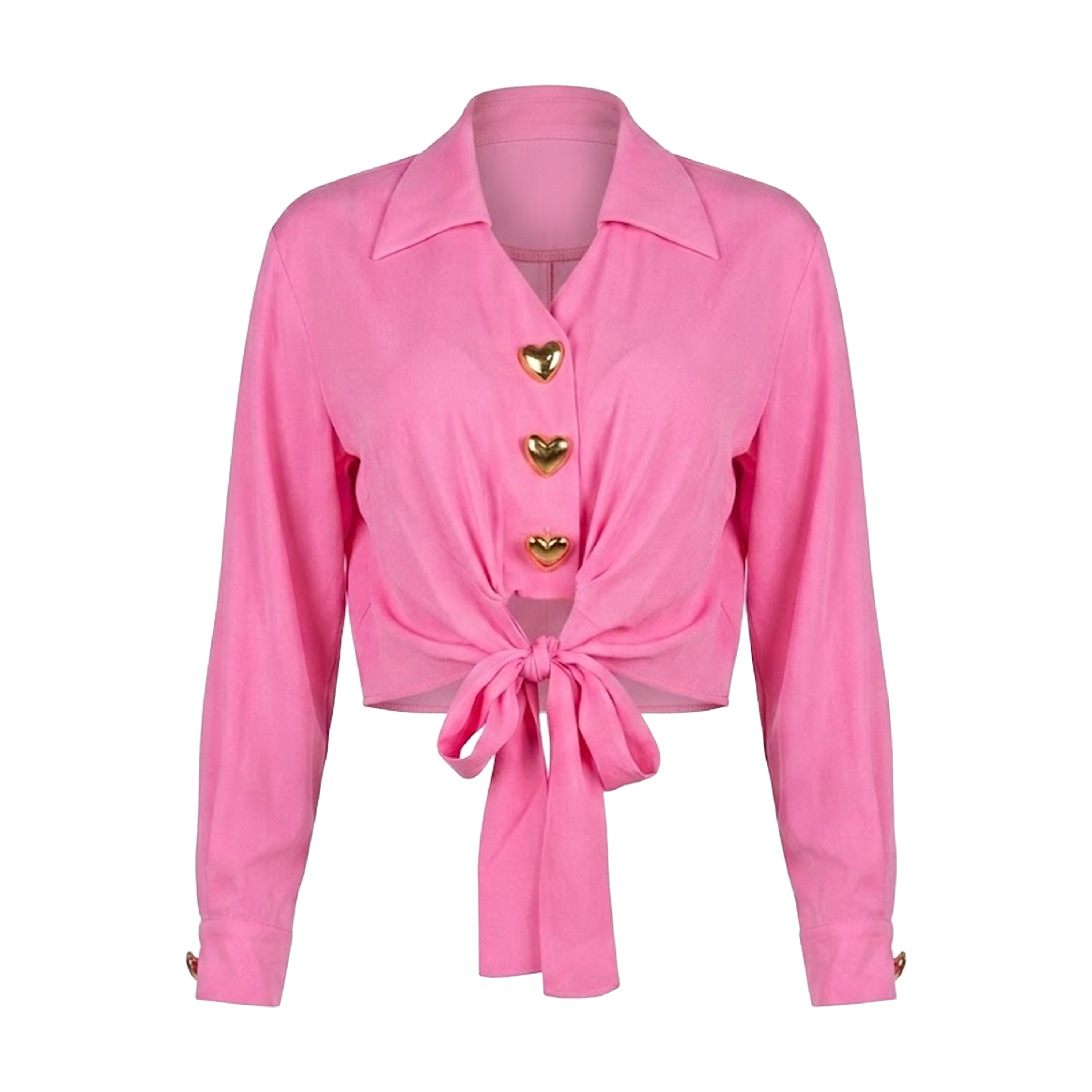 Camisa Rosada Moschino Couture Hearts