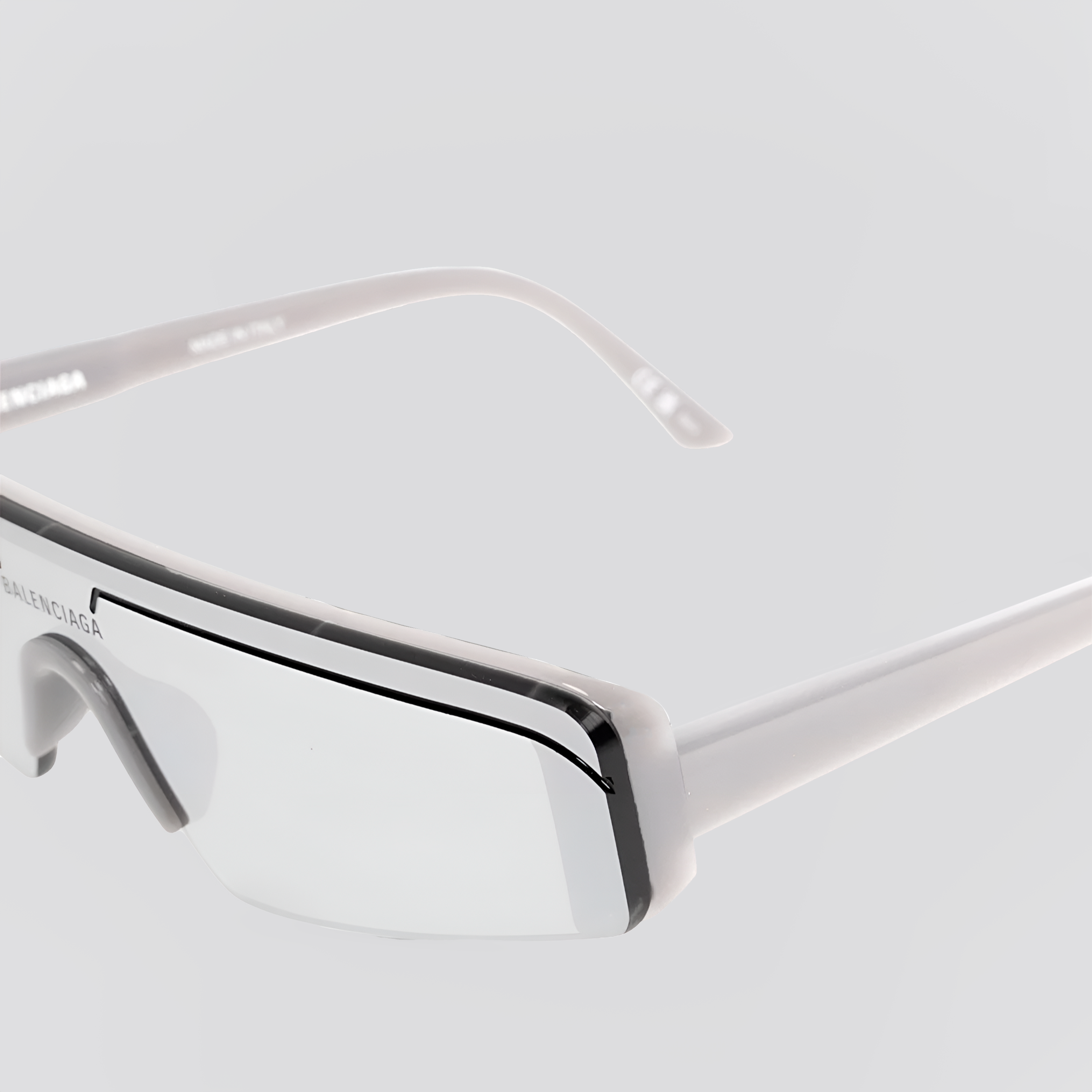 Gafas Blancas Balenciaga No Frame