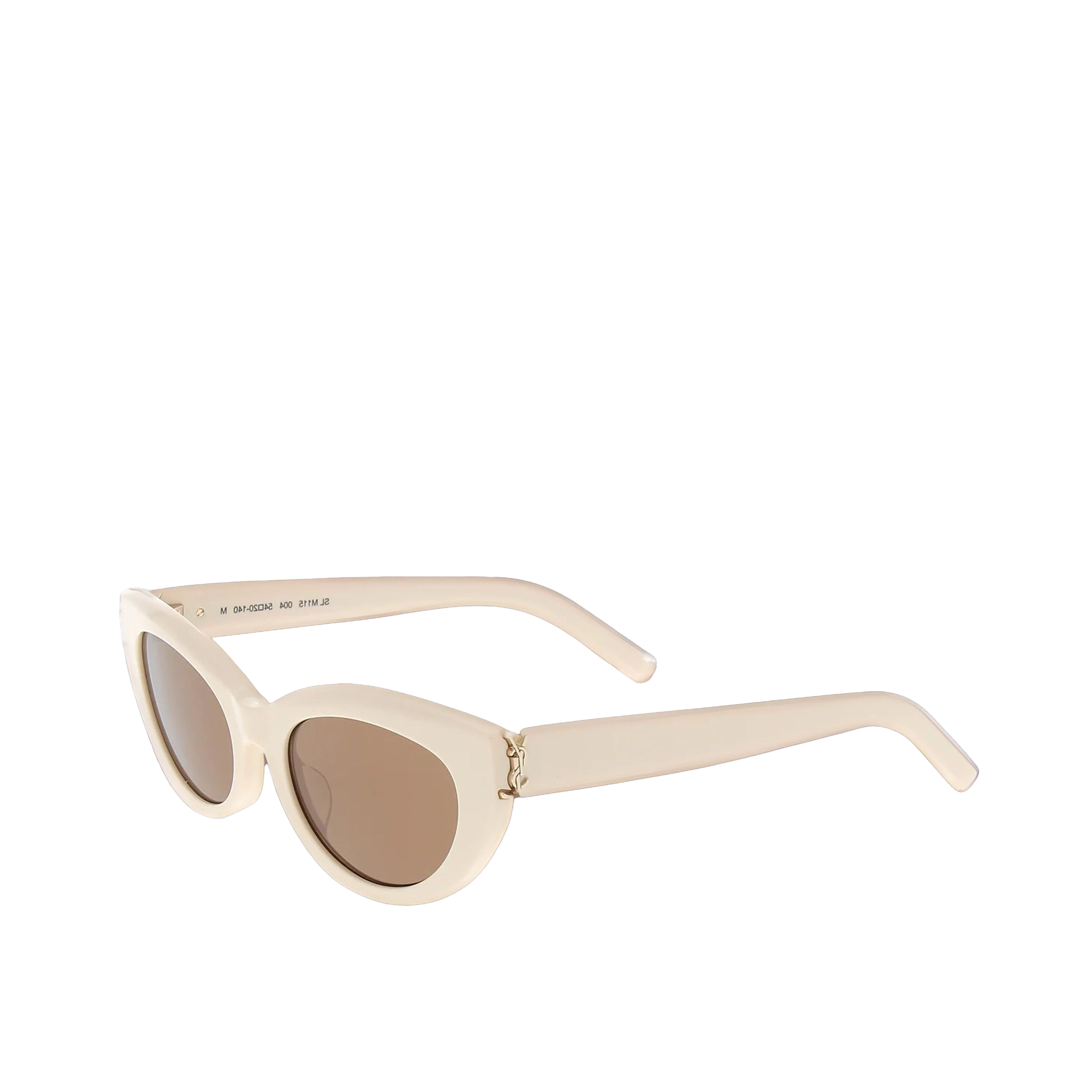 Gafas Crema Saint Laurent Cream Plaque