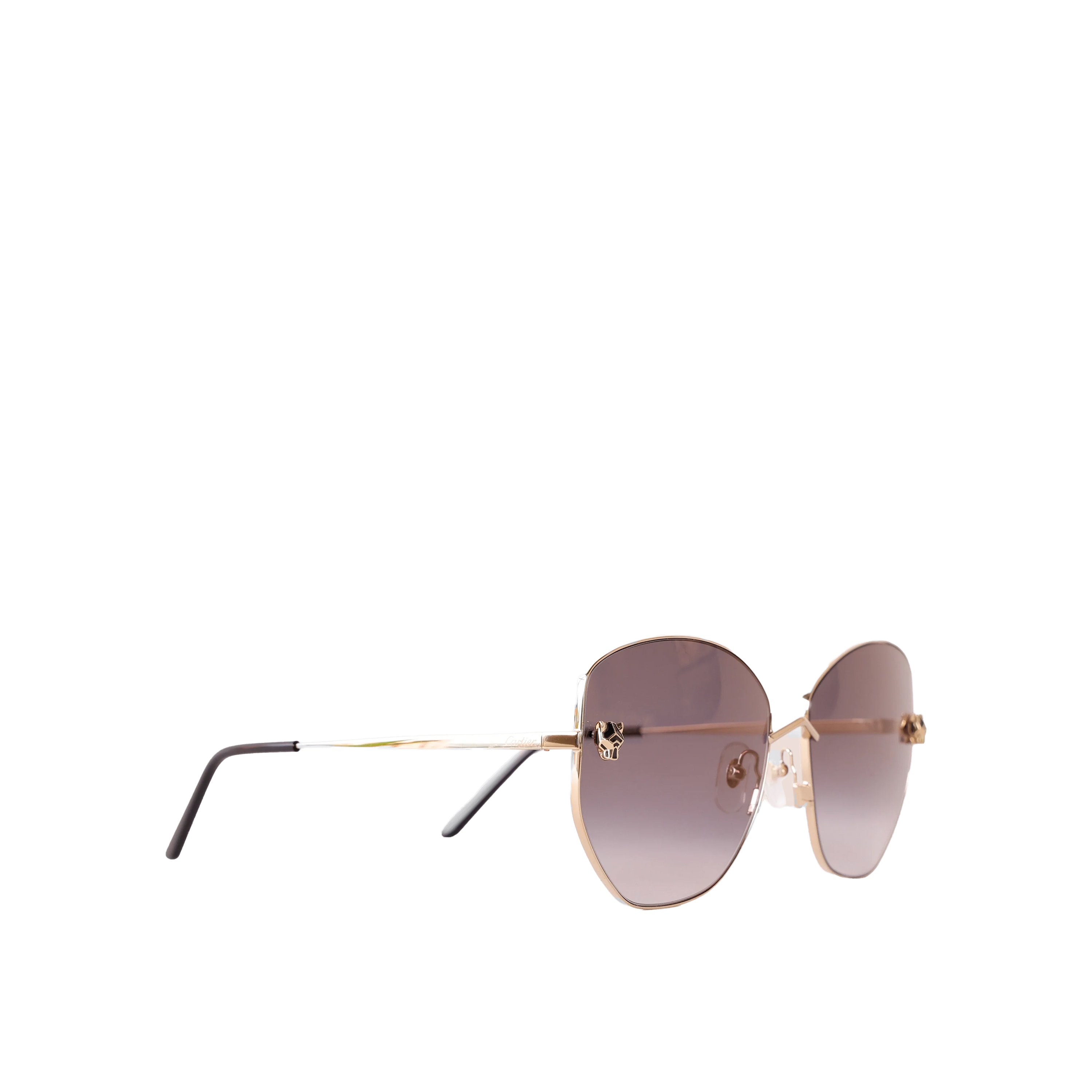 Gafas de Sol Doradas Cartier Panthere