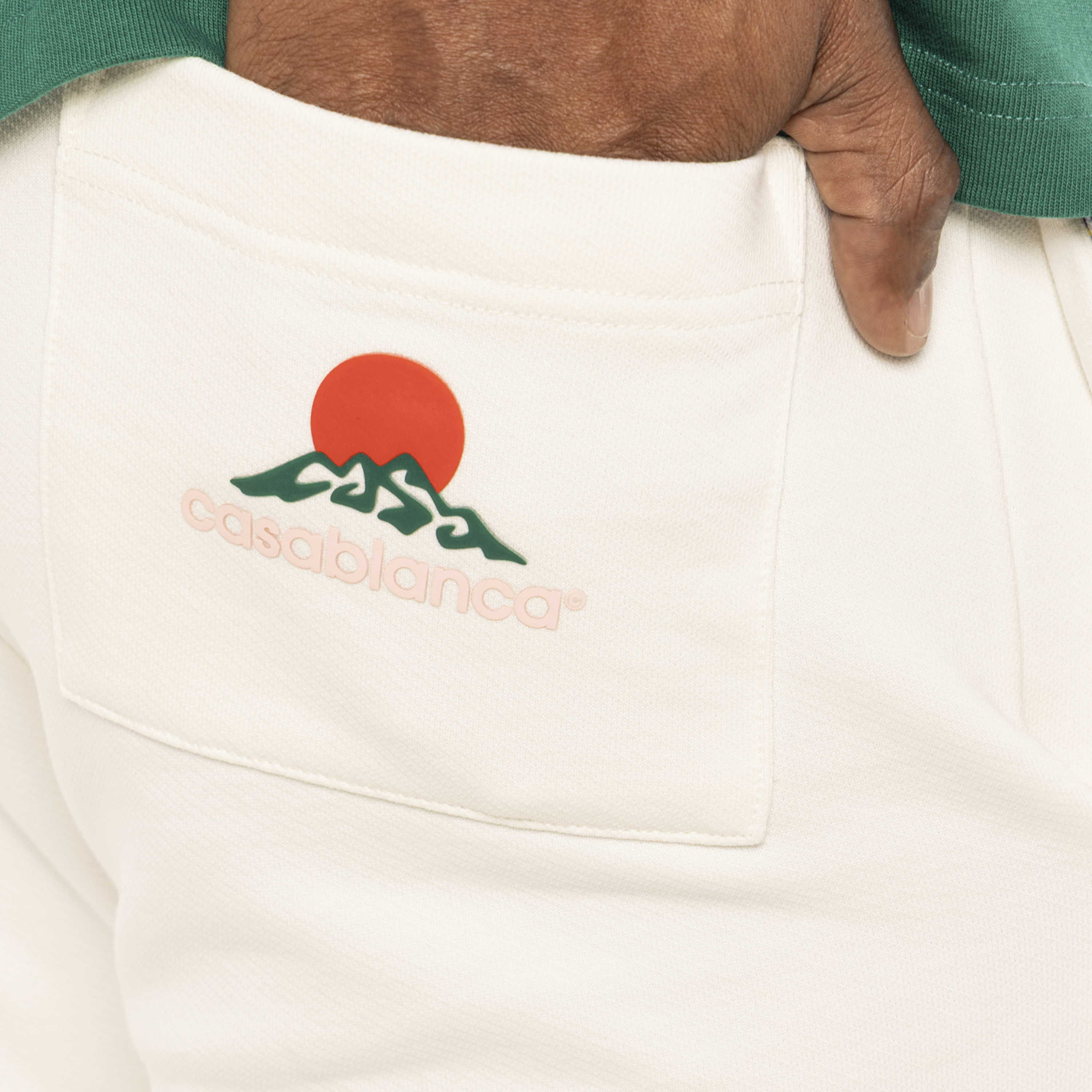 Sudadera Blanco Casablanca Laurel Tape