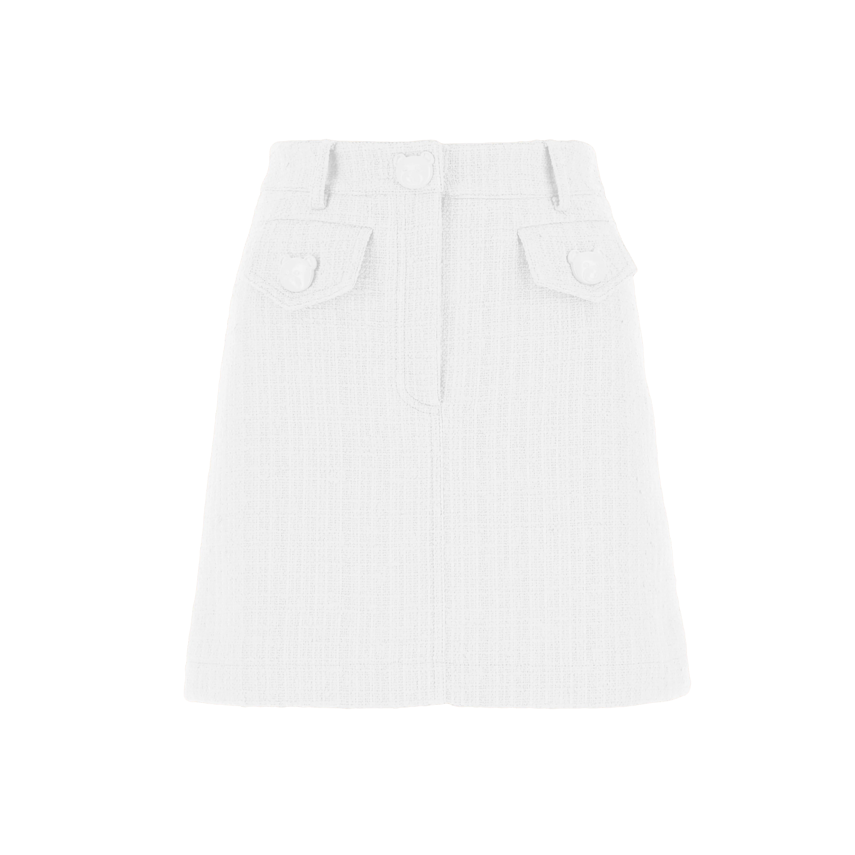 Falda Blanca Moschino Couture Teddy Bears