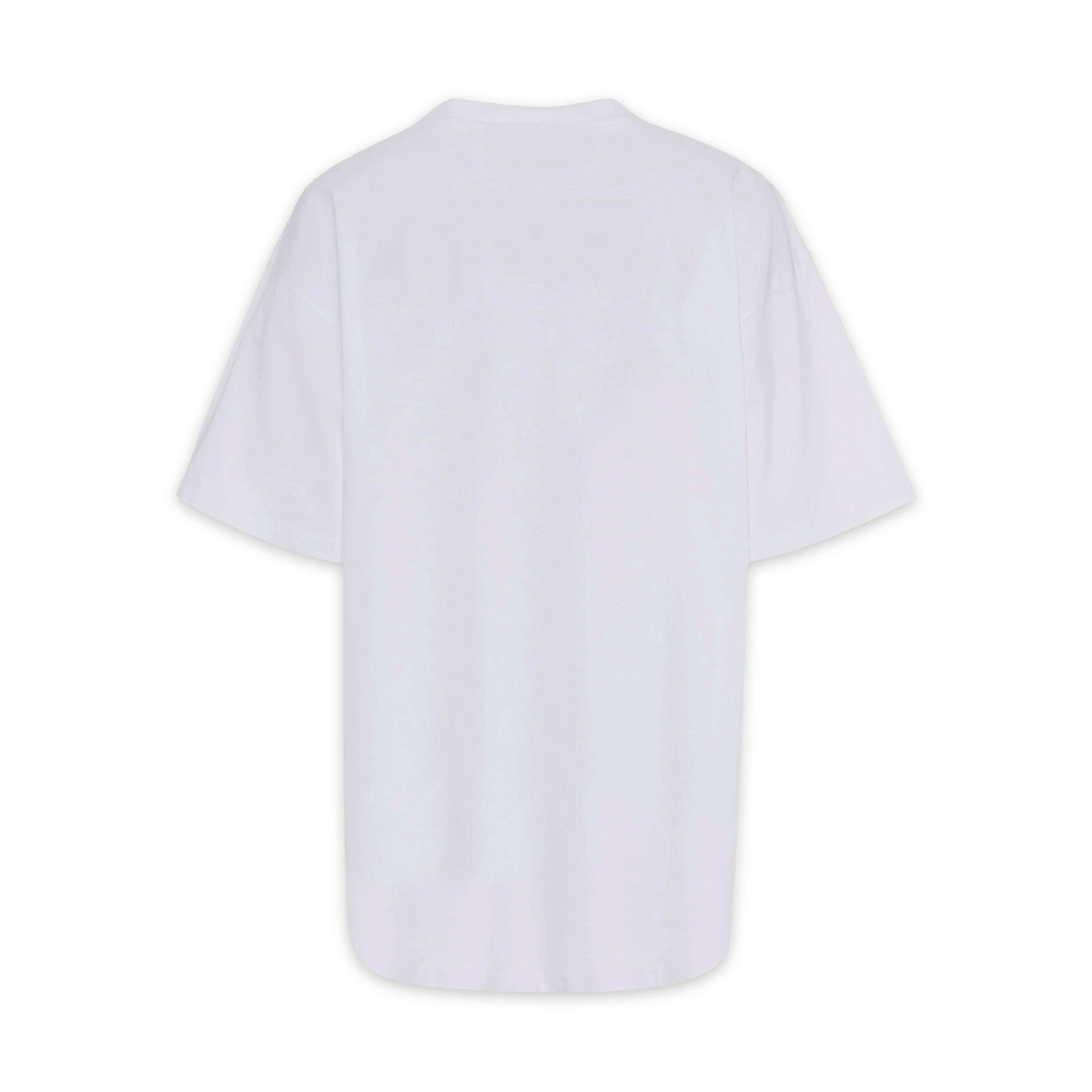 Camiseta Blanca Moschino Couture Multicolor Logo