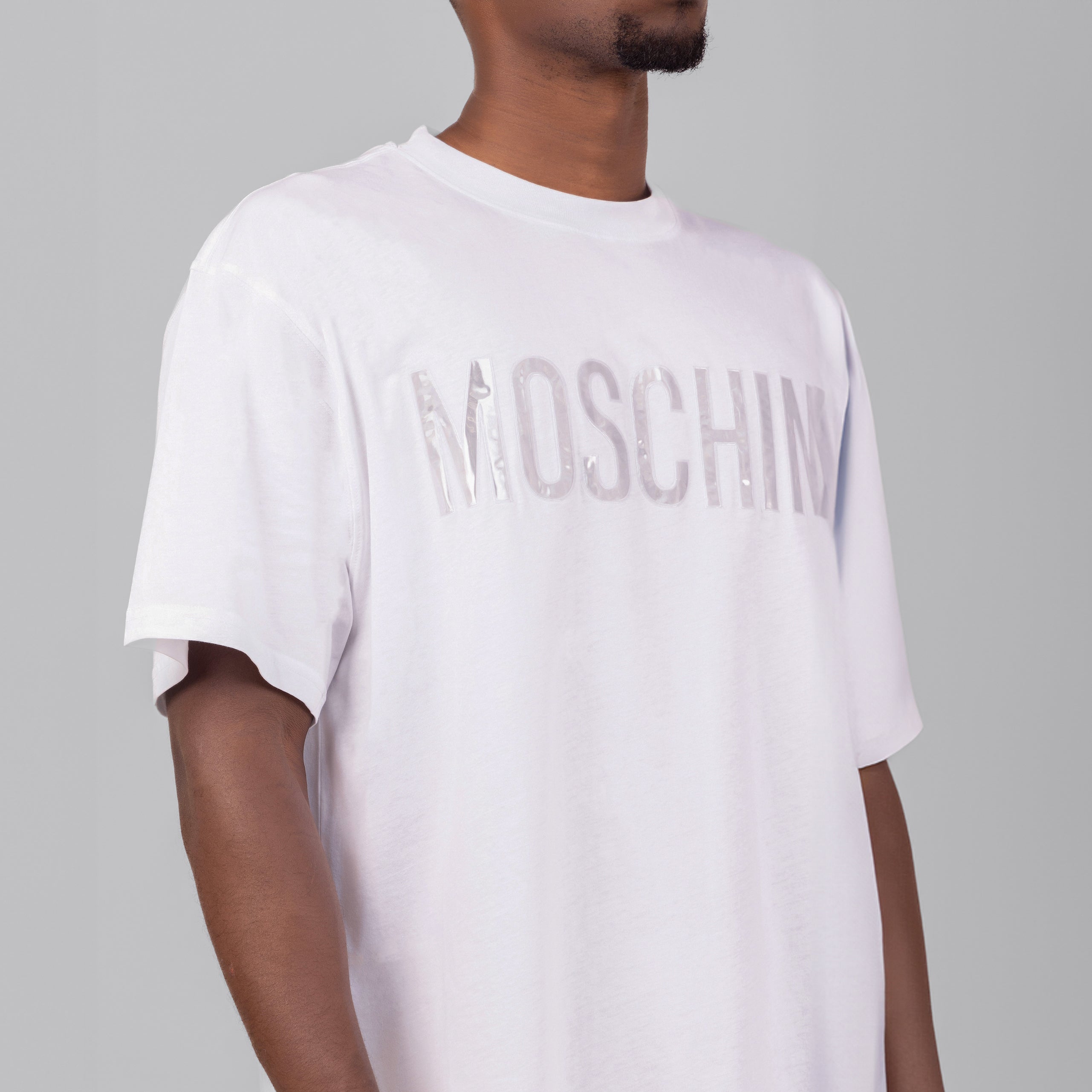 Camiseta Blanca Moschino Couture Logo