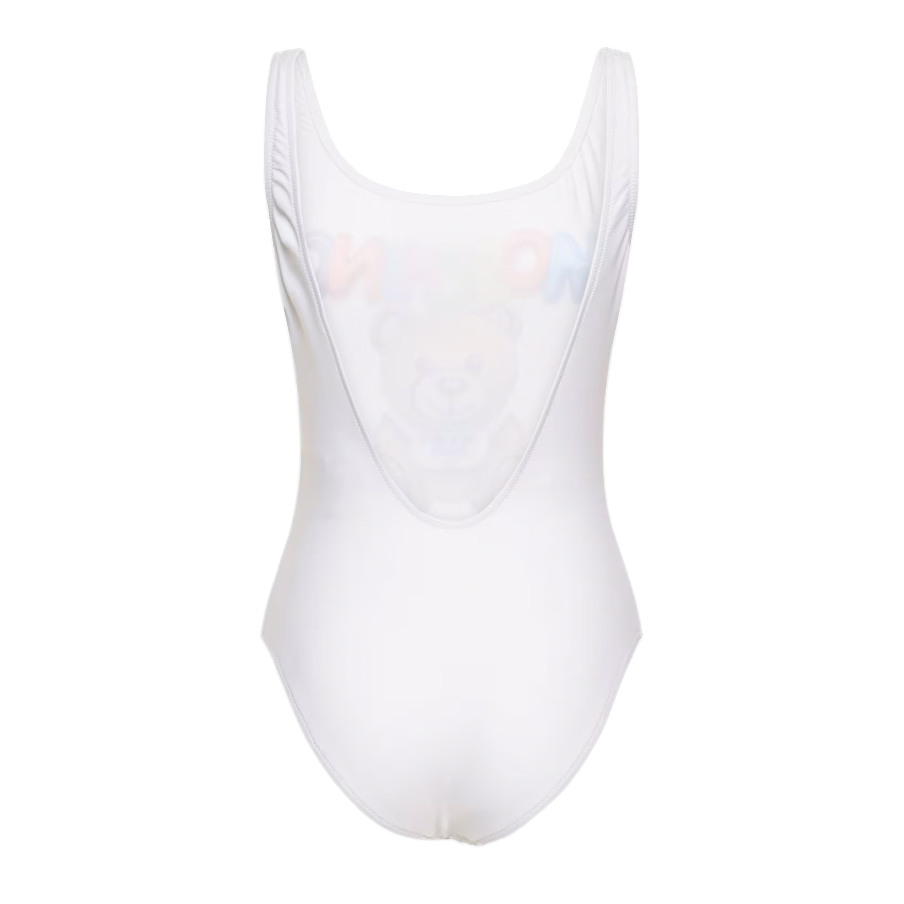 Body Blanco Moschino Couture Teddy Multicolor Logo