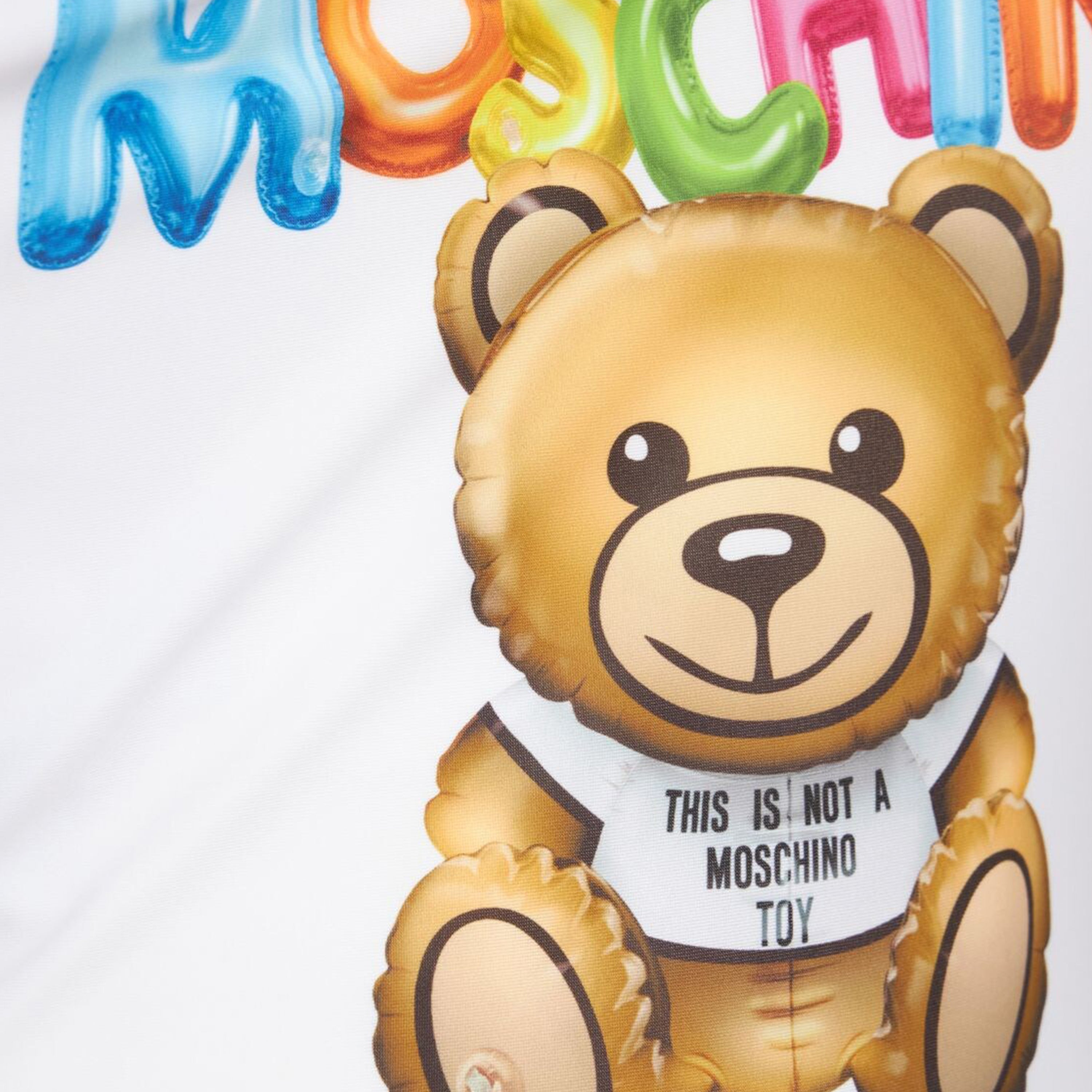 Body Blanco Moschino Couture Teddy Multicolor Logo