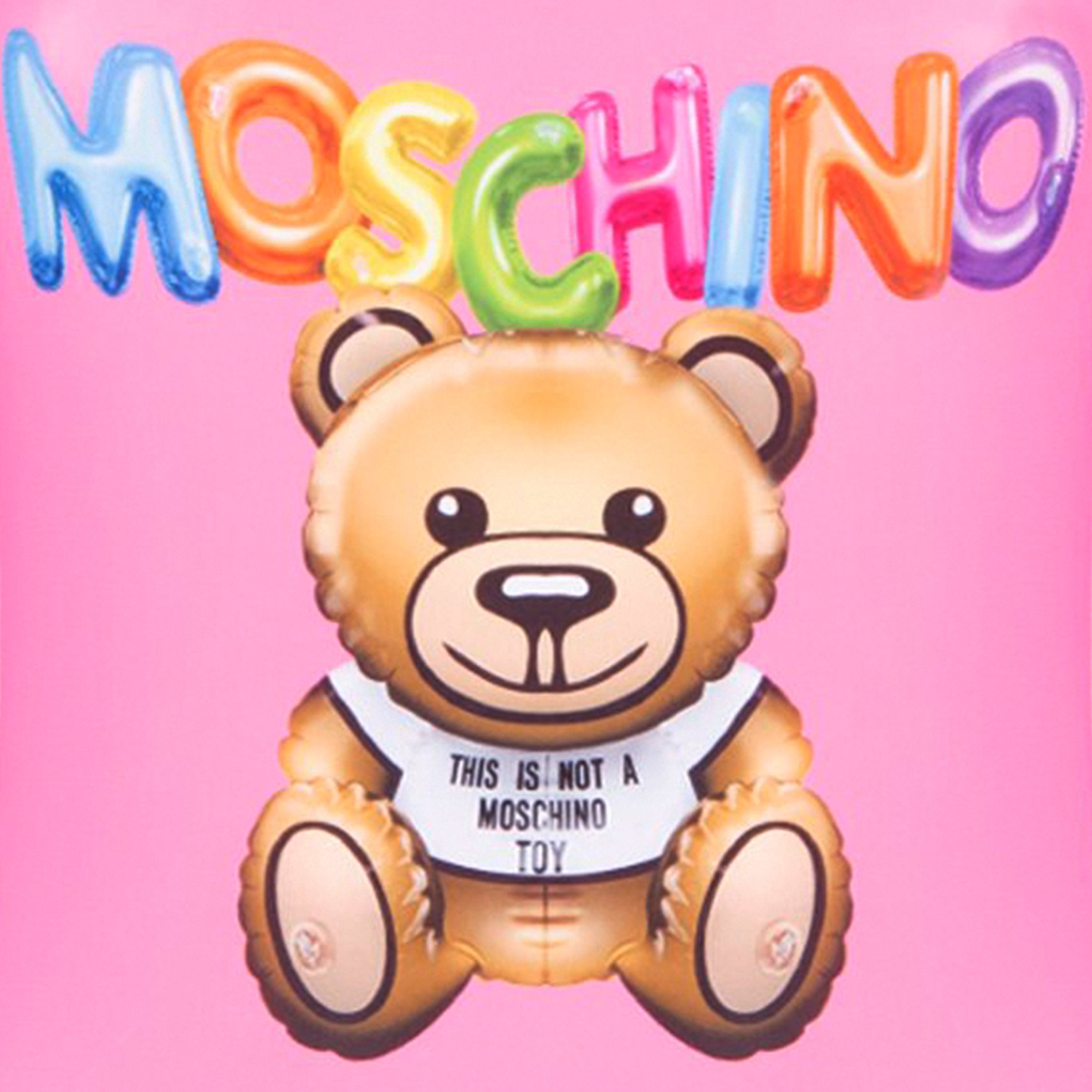 Body Rosado Moschino Couture Teddy Multicolor Logo