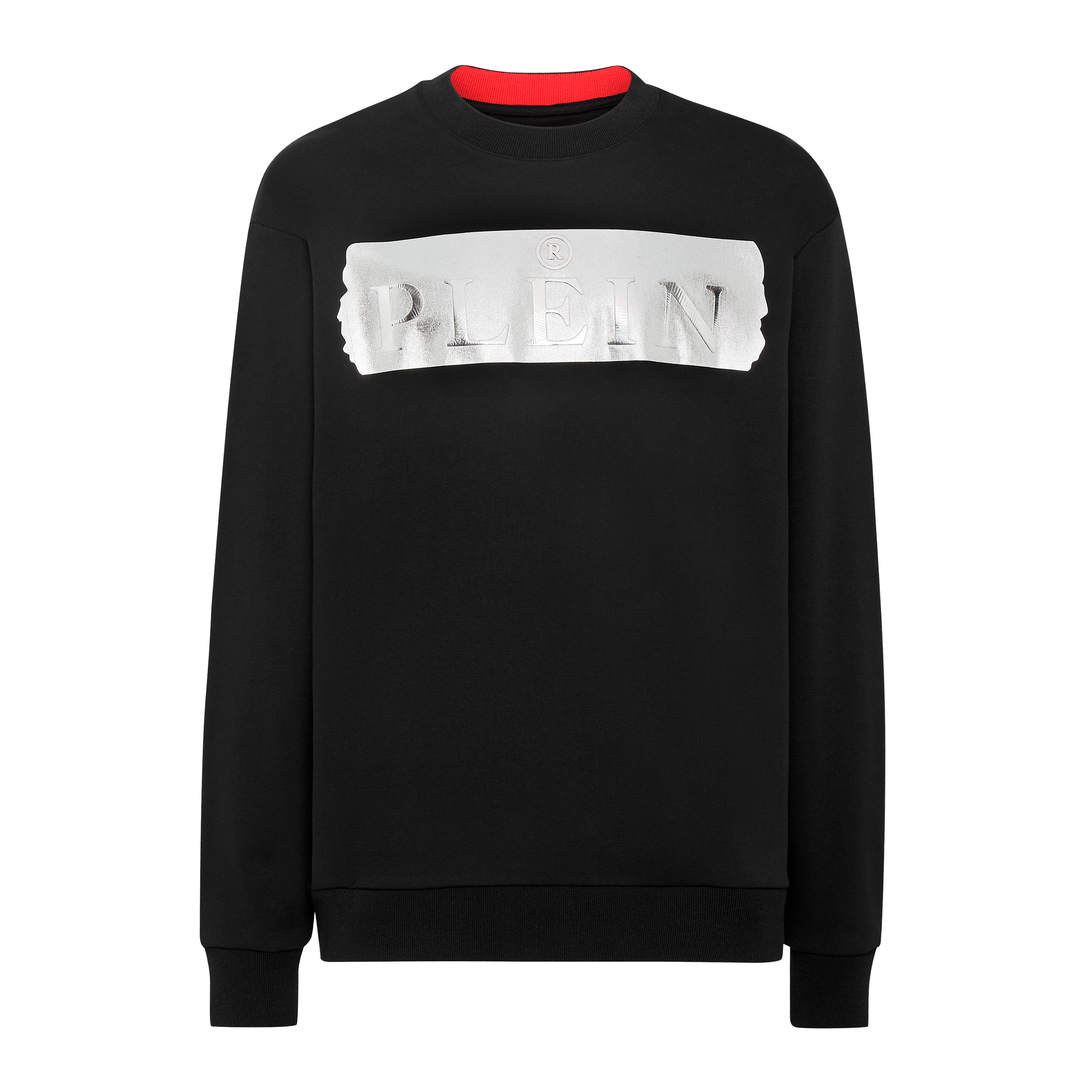 Buzo Negro Philipp Plein Silver Logo