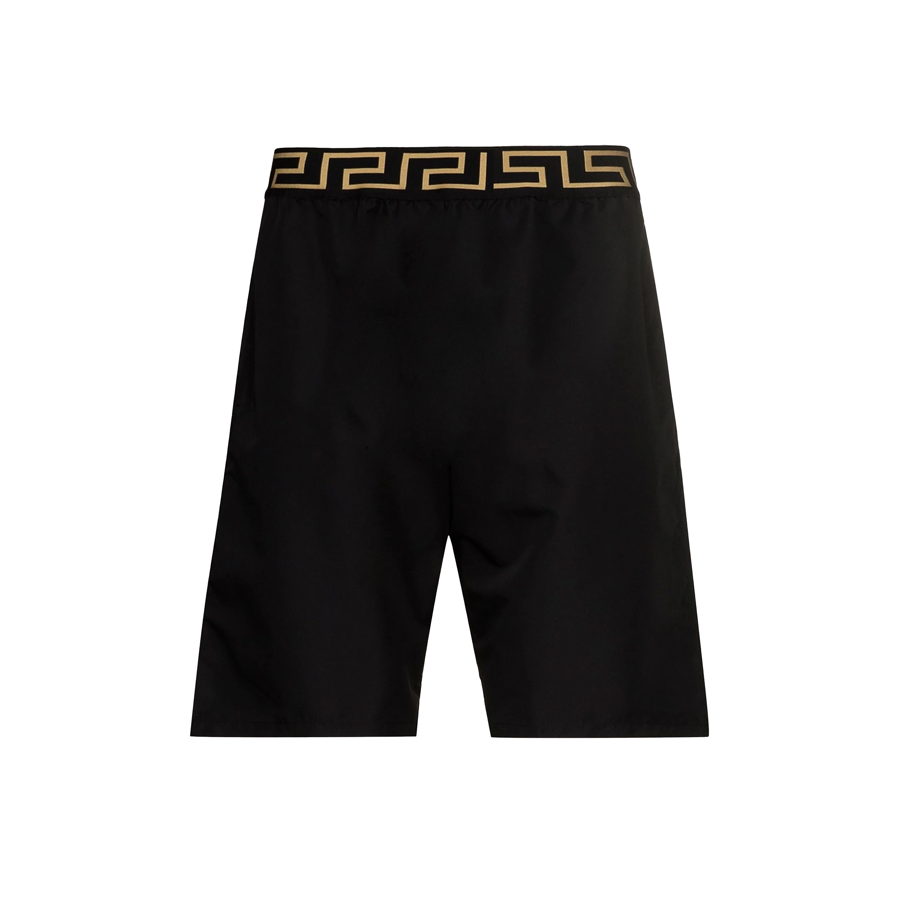 Pantaloneta Negro Versace Greca Band